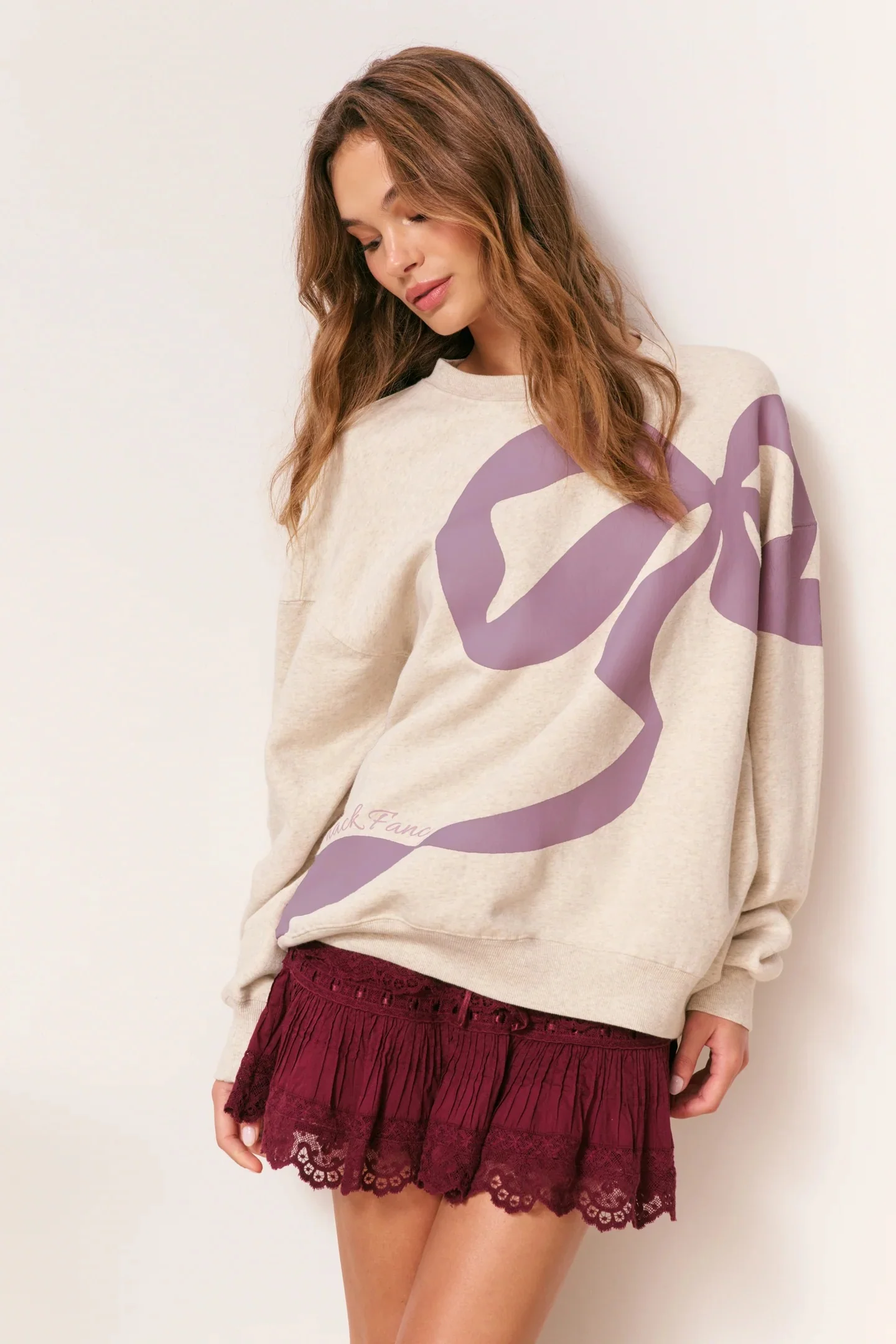 LoveShackFancy - Palo Pullover - Oatmeal - Image 4
