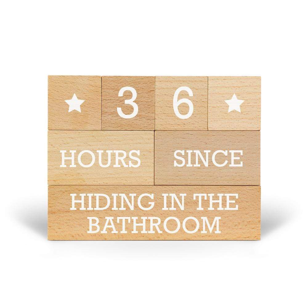 Parenting Wooden Countdown Blocks - Image 4