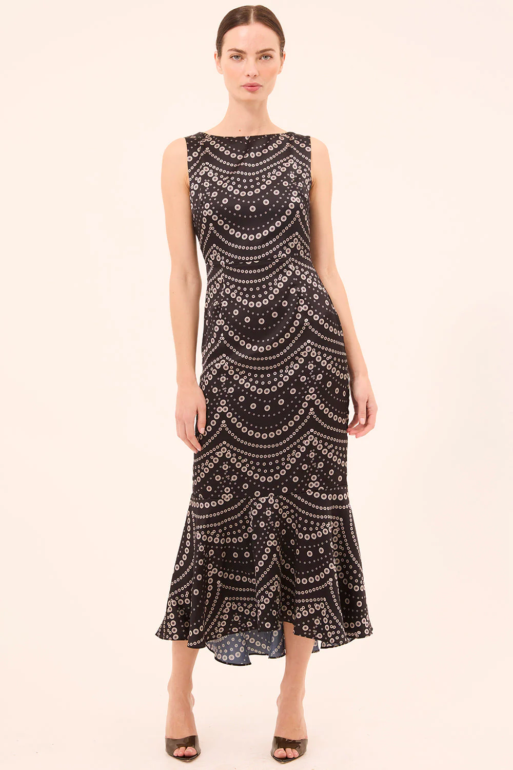 MISA Los Angeles - Patricia Dress - Stranded Pearls Satin - Image 2