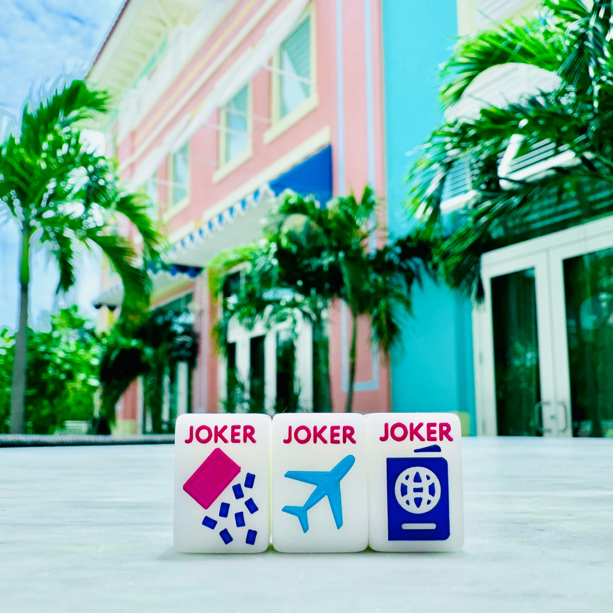 Peace Love Mahjong - Card Clutch - Image 5