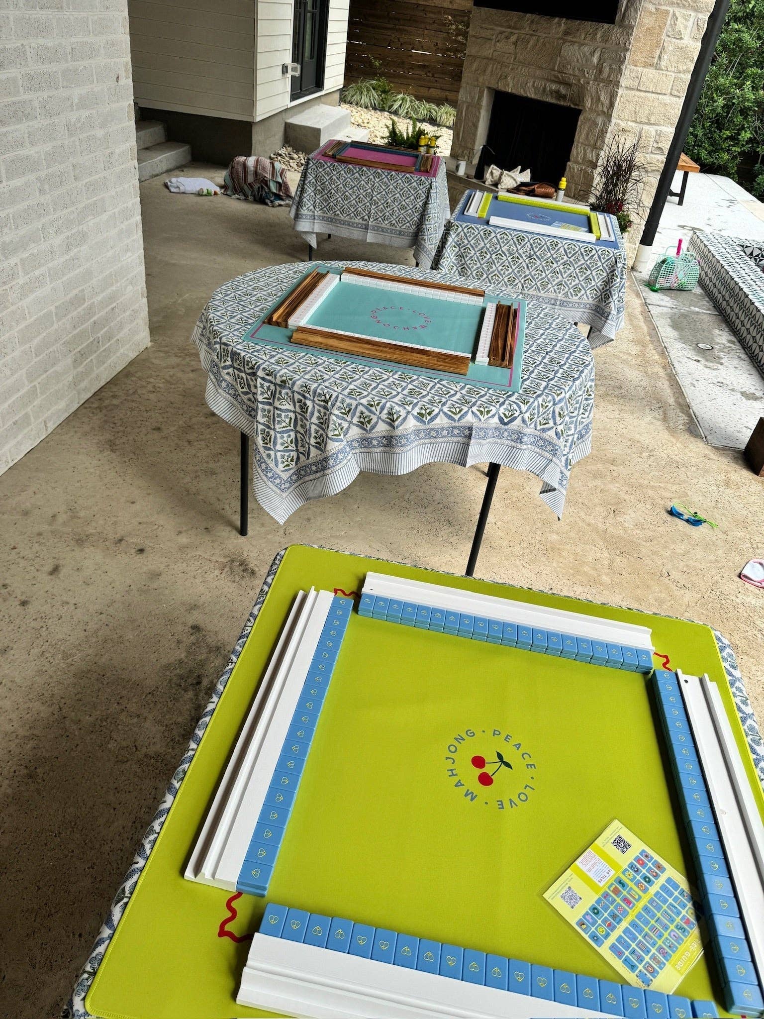 Peace Love Mahjong - Mod Tiles - French Blue - Image 6