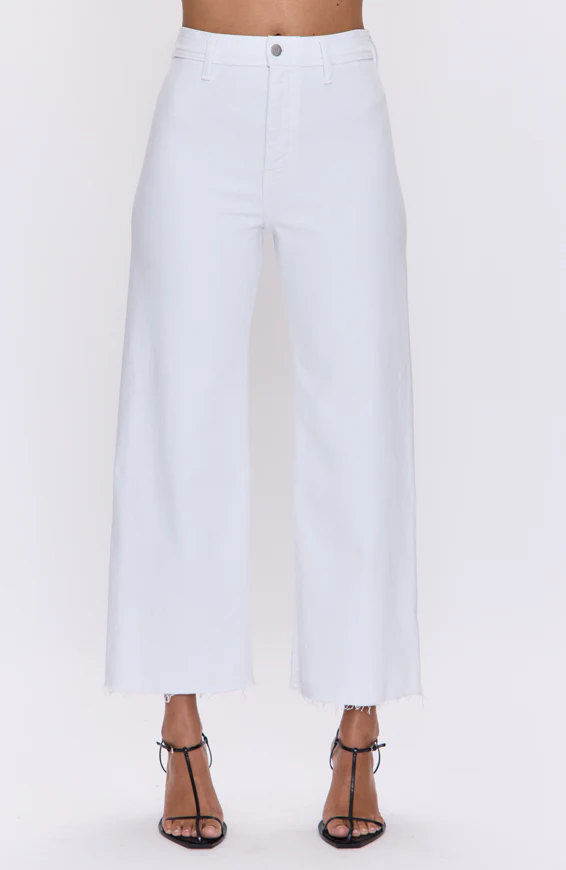 Pistola - Penny Crop High Rise Wide Leg Crop - Blizzard - Image 3