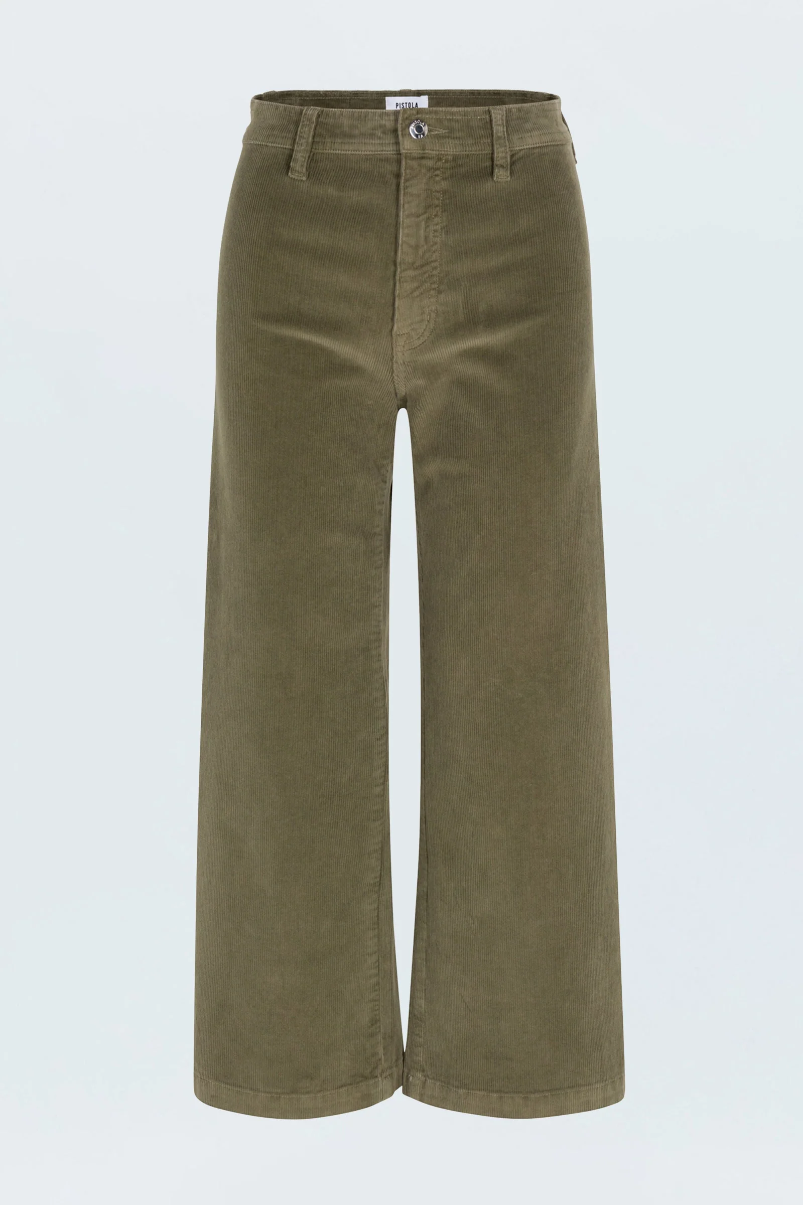 Pistola - Penny Crop High Rise Wide Leg Pant - Sequoia - Image 6