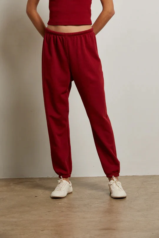 PerfectWhiteTee - Johnny French Terry Easy Sweatpant - Maple - Image 2