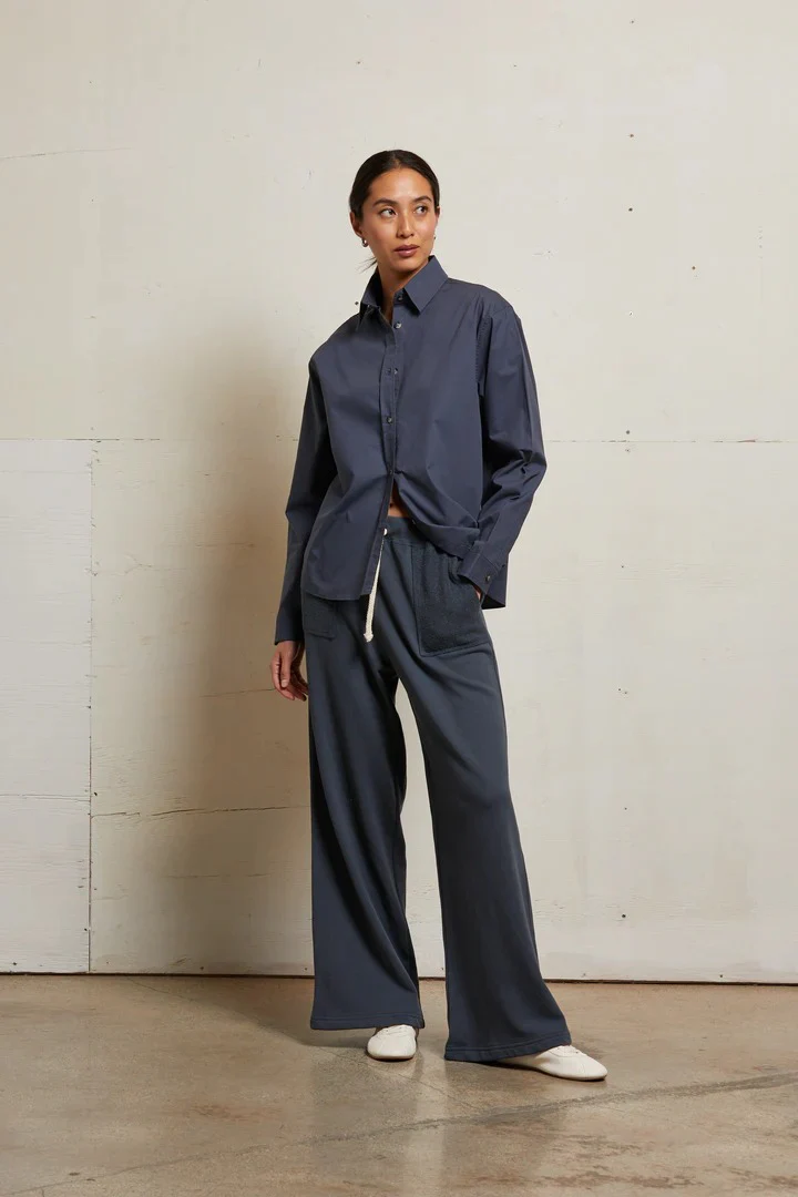 PerfectWhiteTee - Rosanna French Terry Reverse Pocket Pant - Night - Image 3