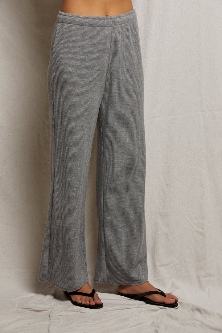 PerfectWhiteTee - Shane Waffle Draw Cord Pant - Heather Grey - Image 2