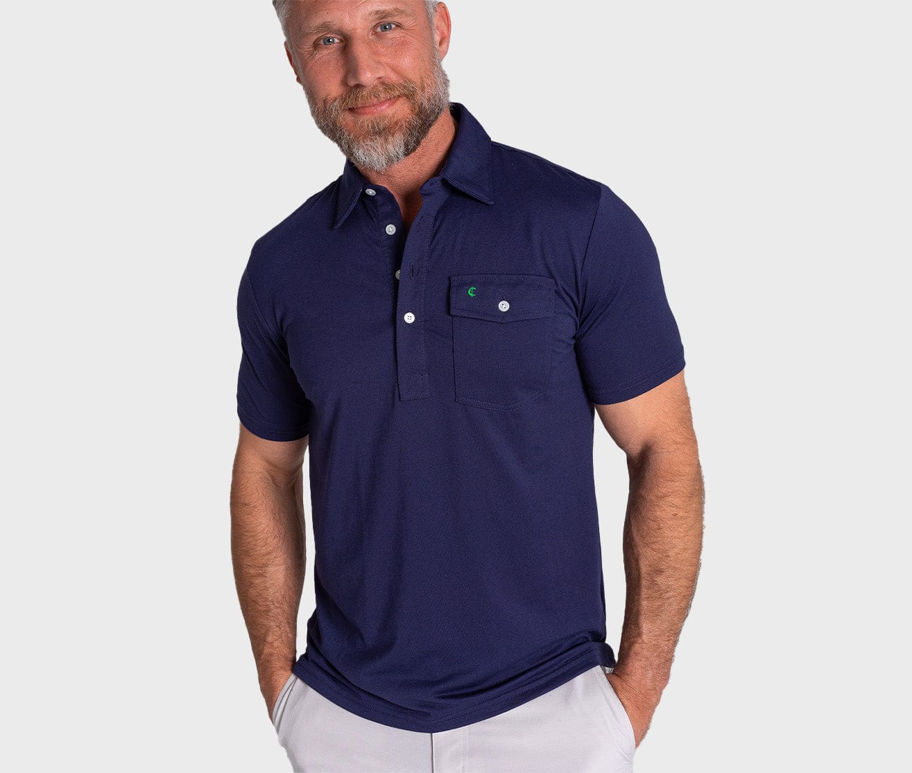 Criquet - Performance Players Shirt - Nassau Navy