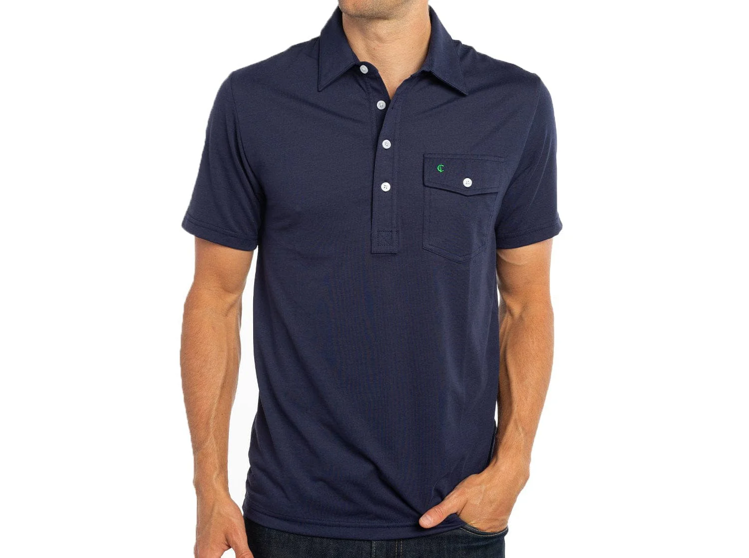 Criquet - Performance Players Shirt - Nassau Navy - Image 24