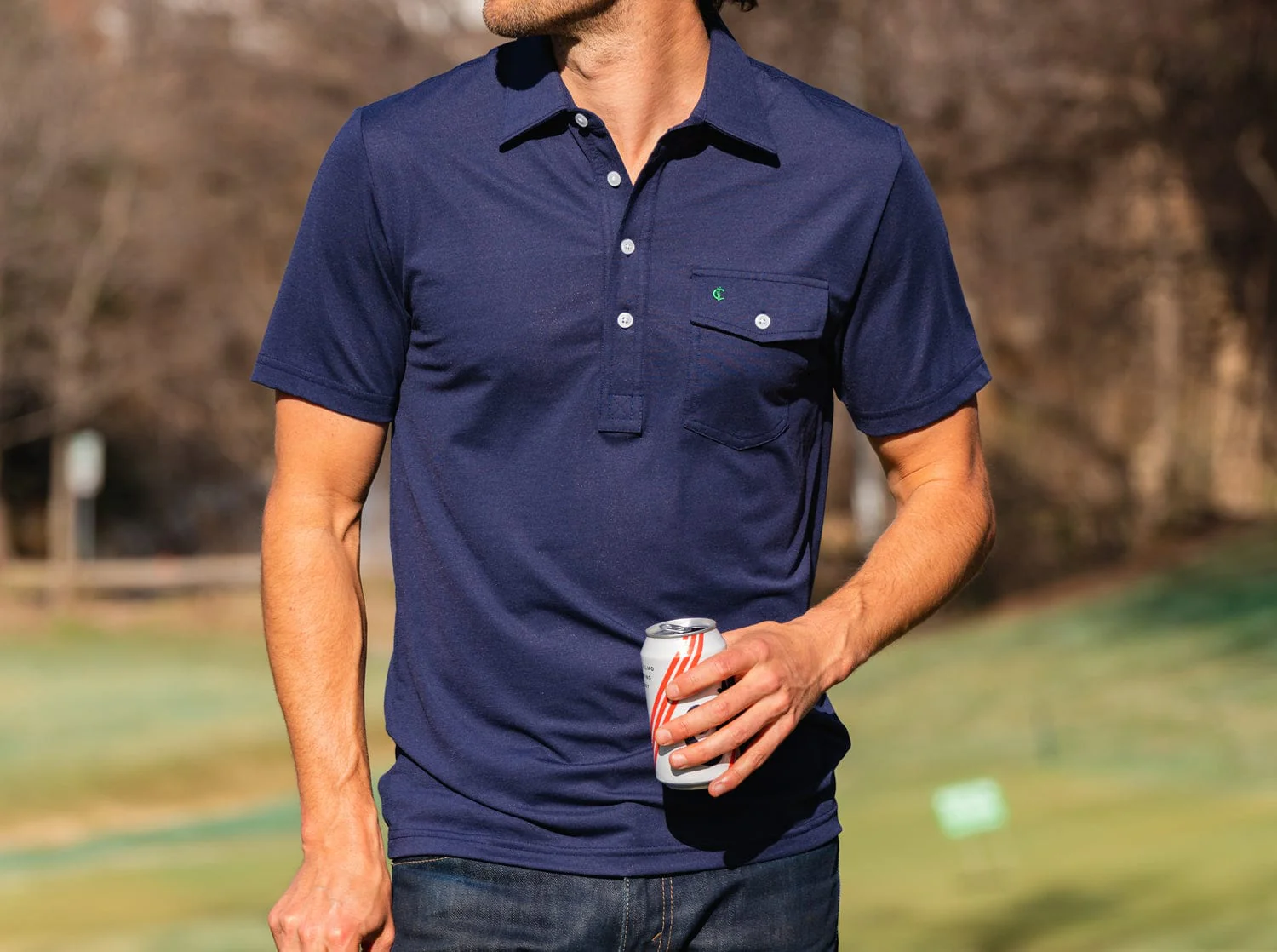 Criquet - Performance Players Shirt - Nassau Navy - Image 9