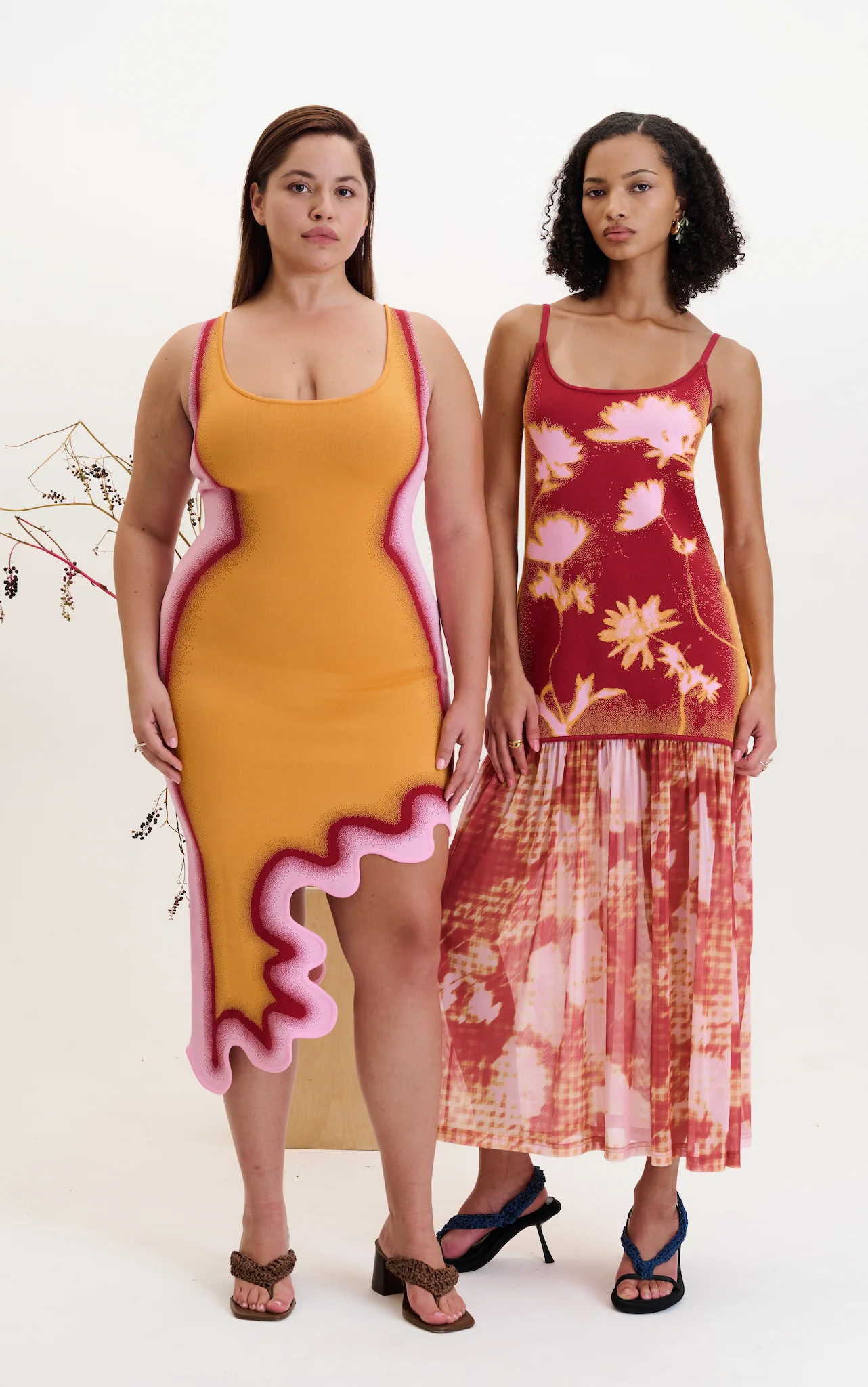 PH5 - Reversible Wavy Dress - Golden Orange - Image 4