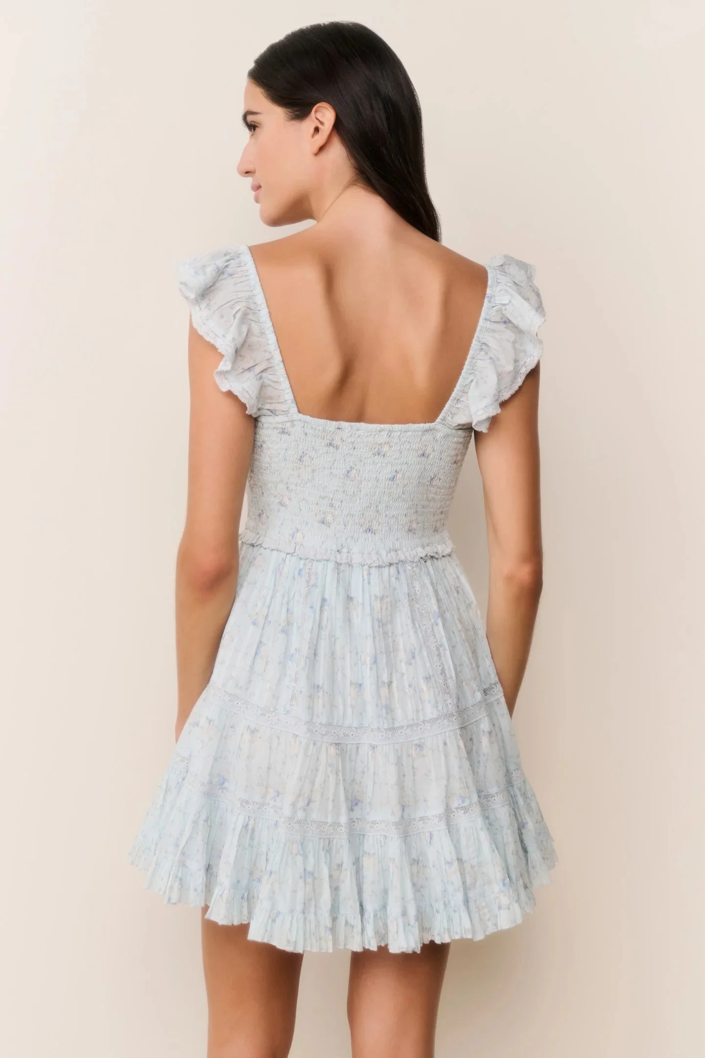 LoveShackFancy - Presline Dress - Snowdrop Blue - Image 4