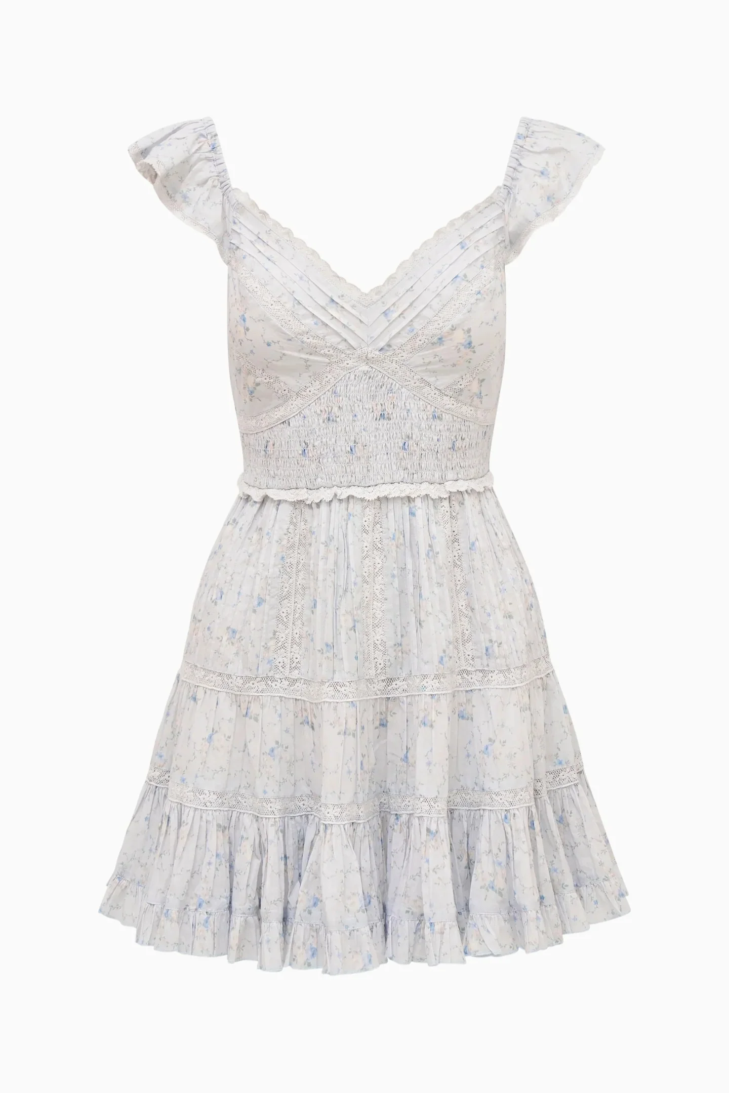 LoveShackFancy - Presline Dress - Snowdrop Blue - Image 6