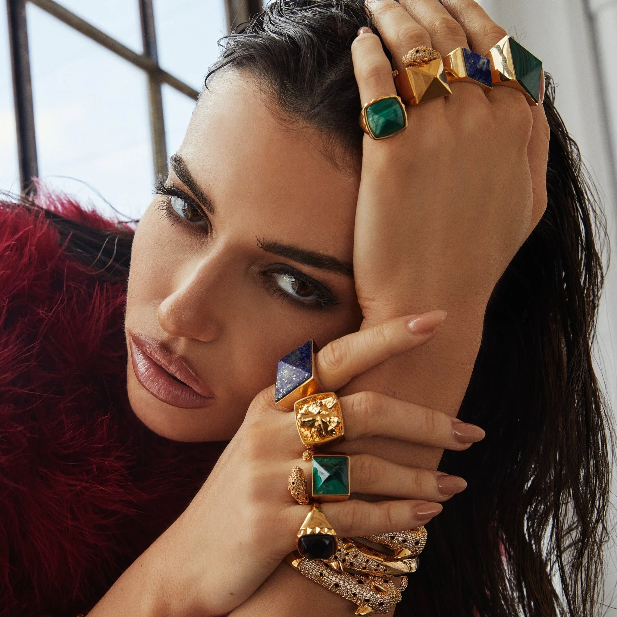 Erin Fader Jewelry - Pyramid Ring - Gold Medium - Image 6