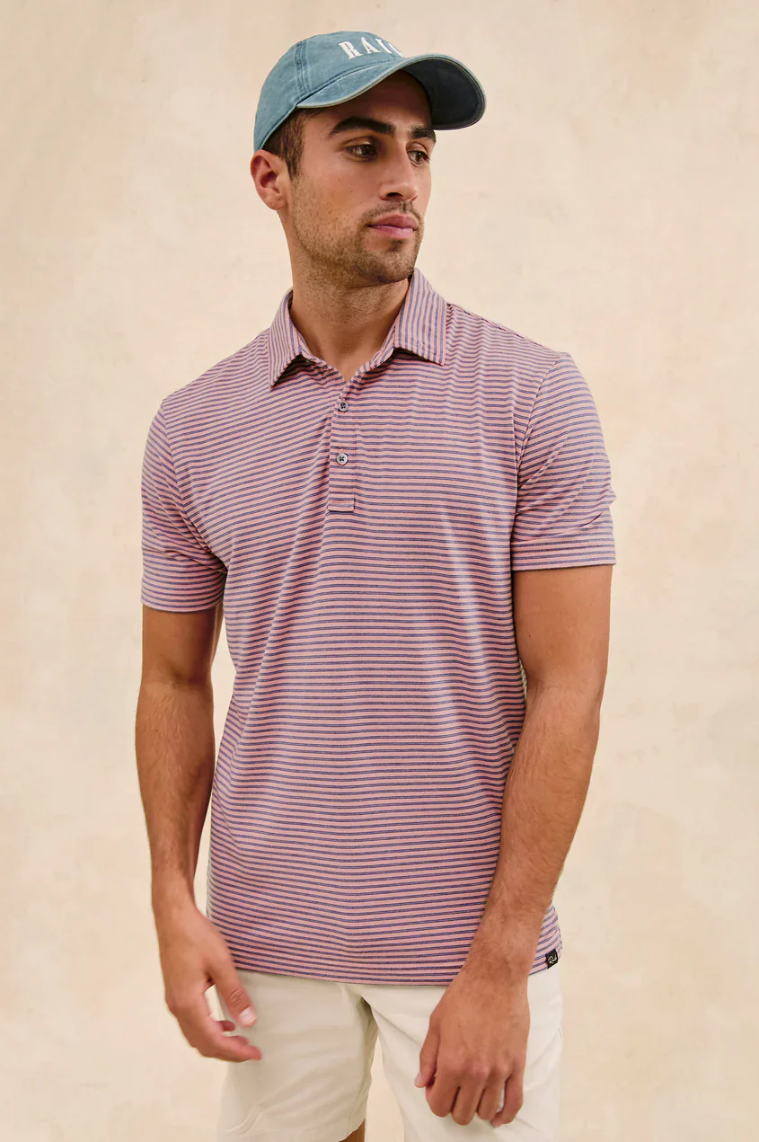 Rails - Merced Polo Shirt - Hibiscus Mirage