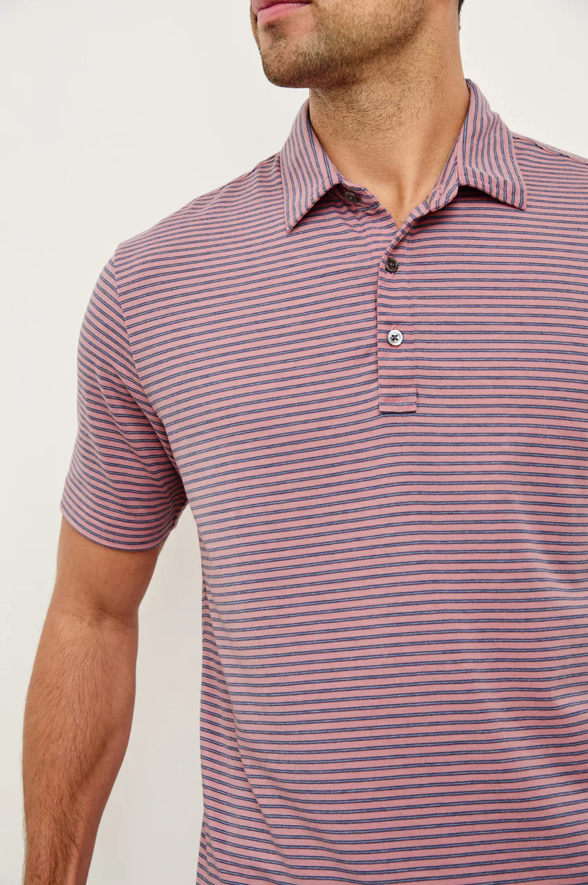 Rails - Merced Polo Shirt - Hibiscus Mirage - Image 2