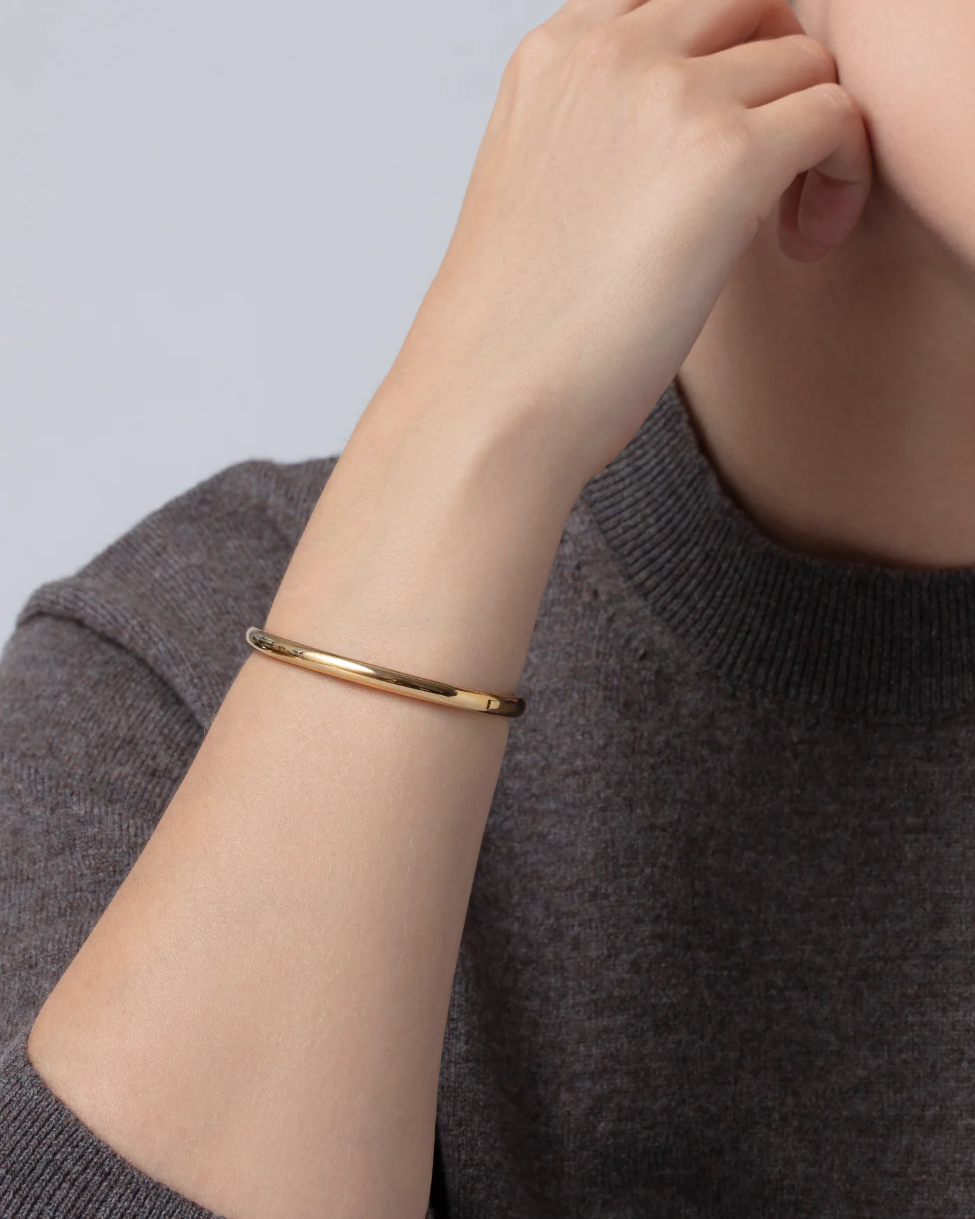 Jenny Bird - Remi Bangle - High Polish Gold - Image 2