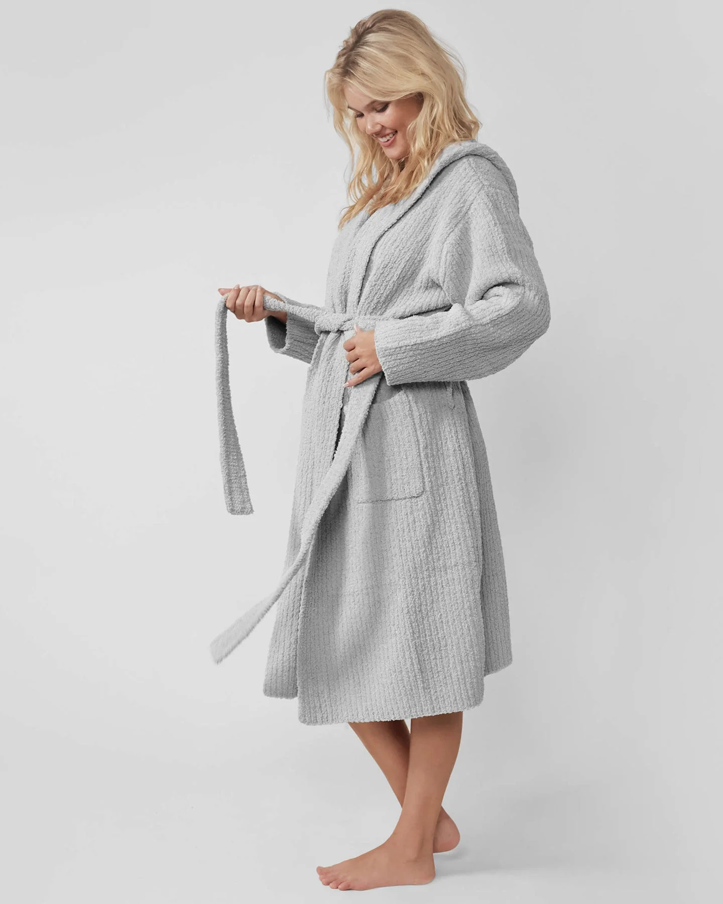 Ribbed Hooded Robe - Image 17