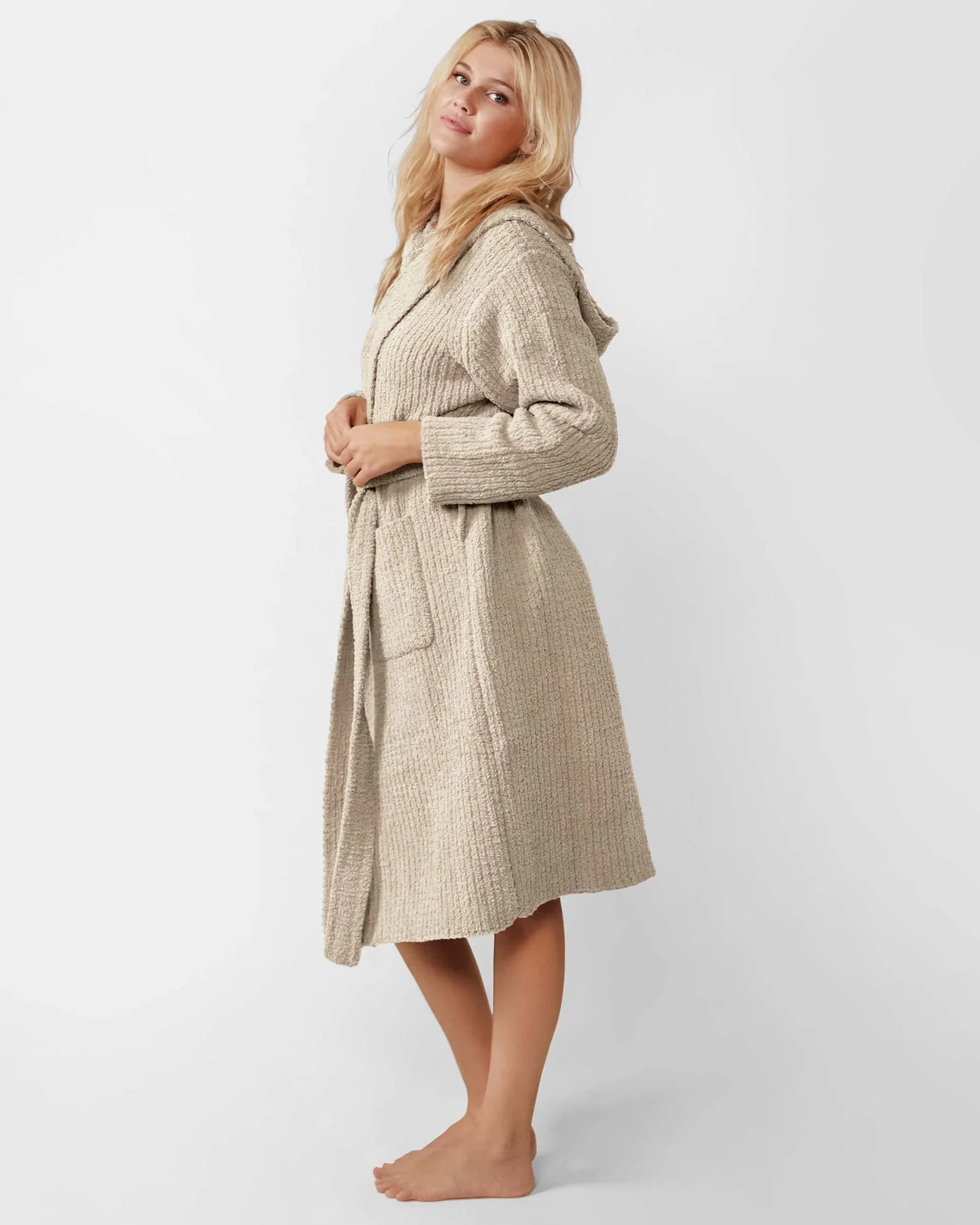 Ribbed Hooded Robe - Image 6
