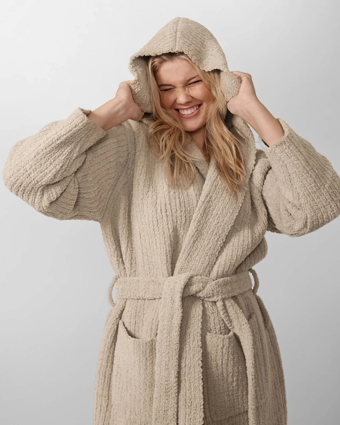Ribbed Hooded Robe - Image 8