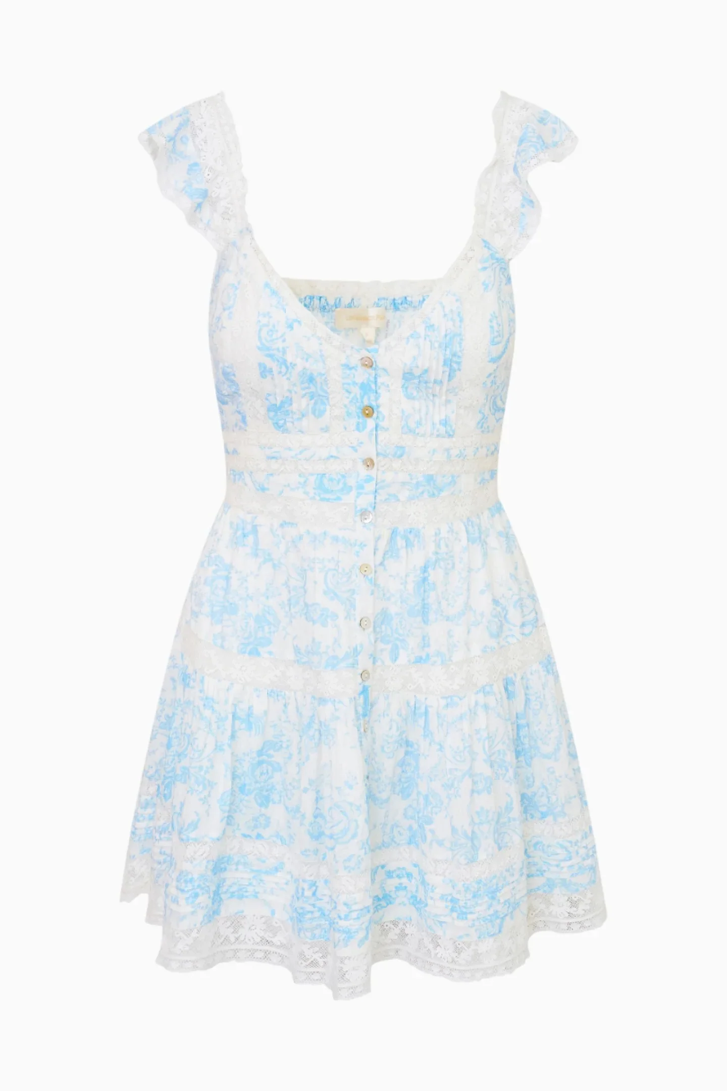 LoveShackFancy - Rietta Dress - Blue Cove - Image 5