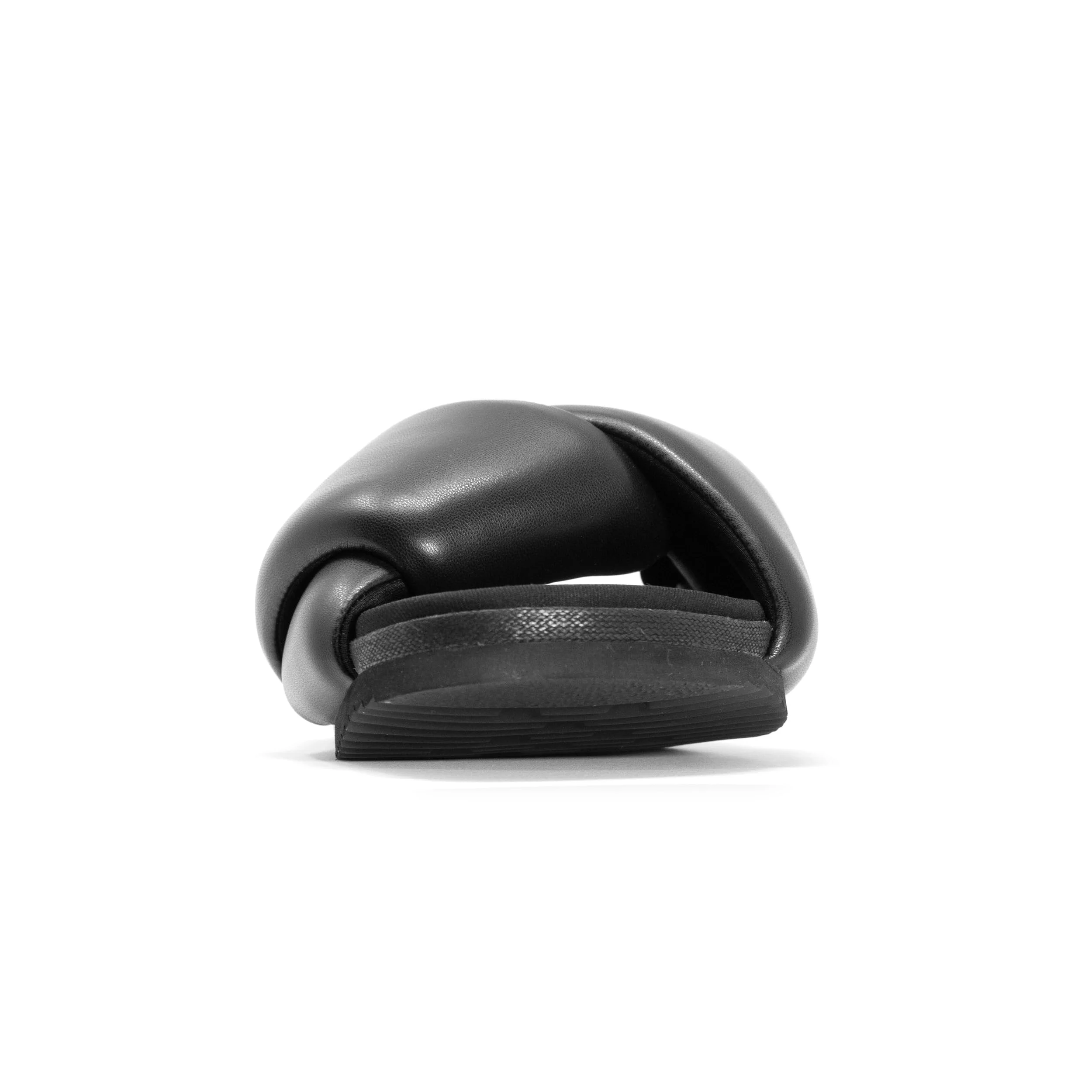 ROAM - Foldy Puffy Sandals Black - Vegan Leather - Image 24