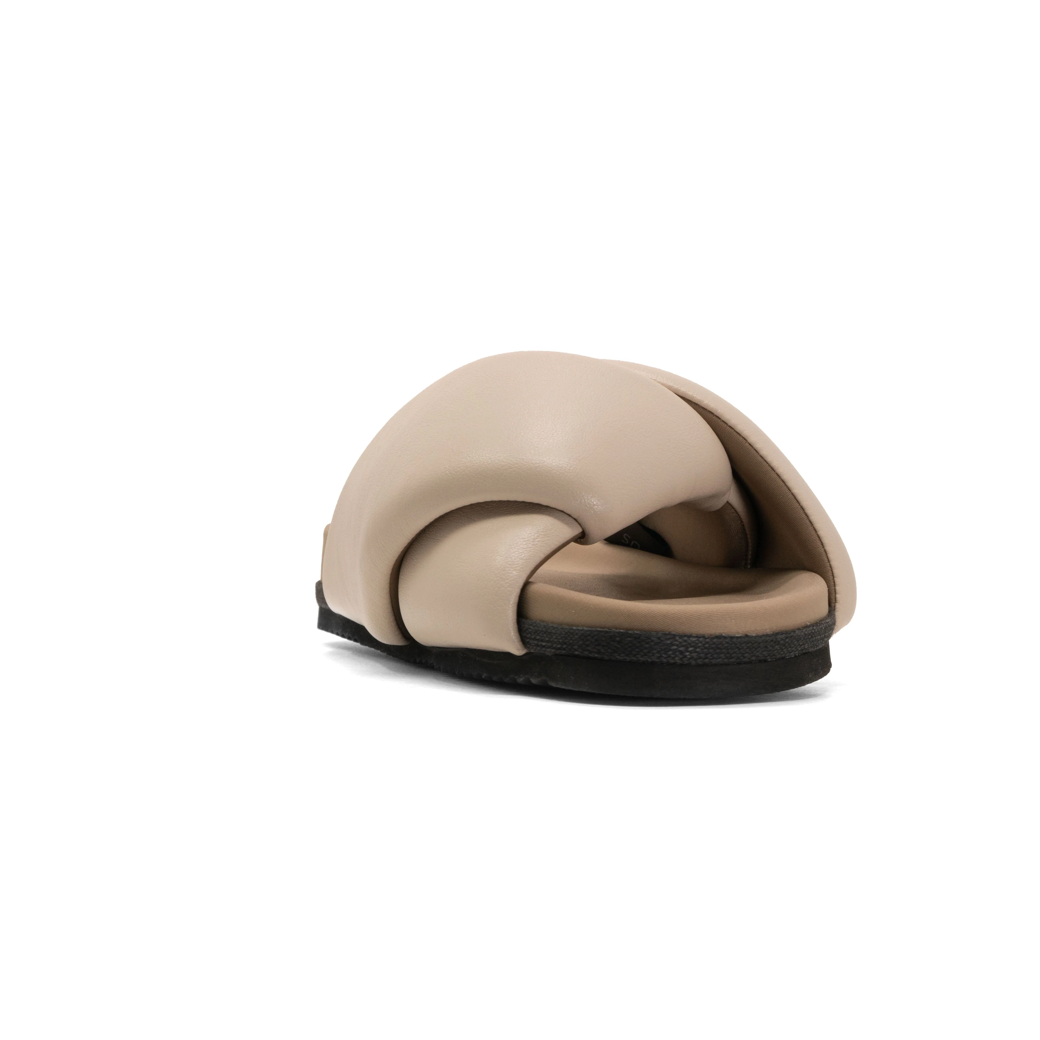 ROAM - Foldy Puffy Sandals - Cement Vegan Leather - Image 13