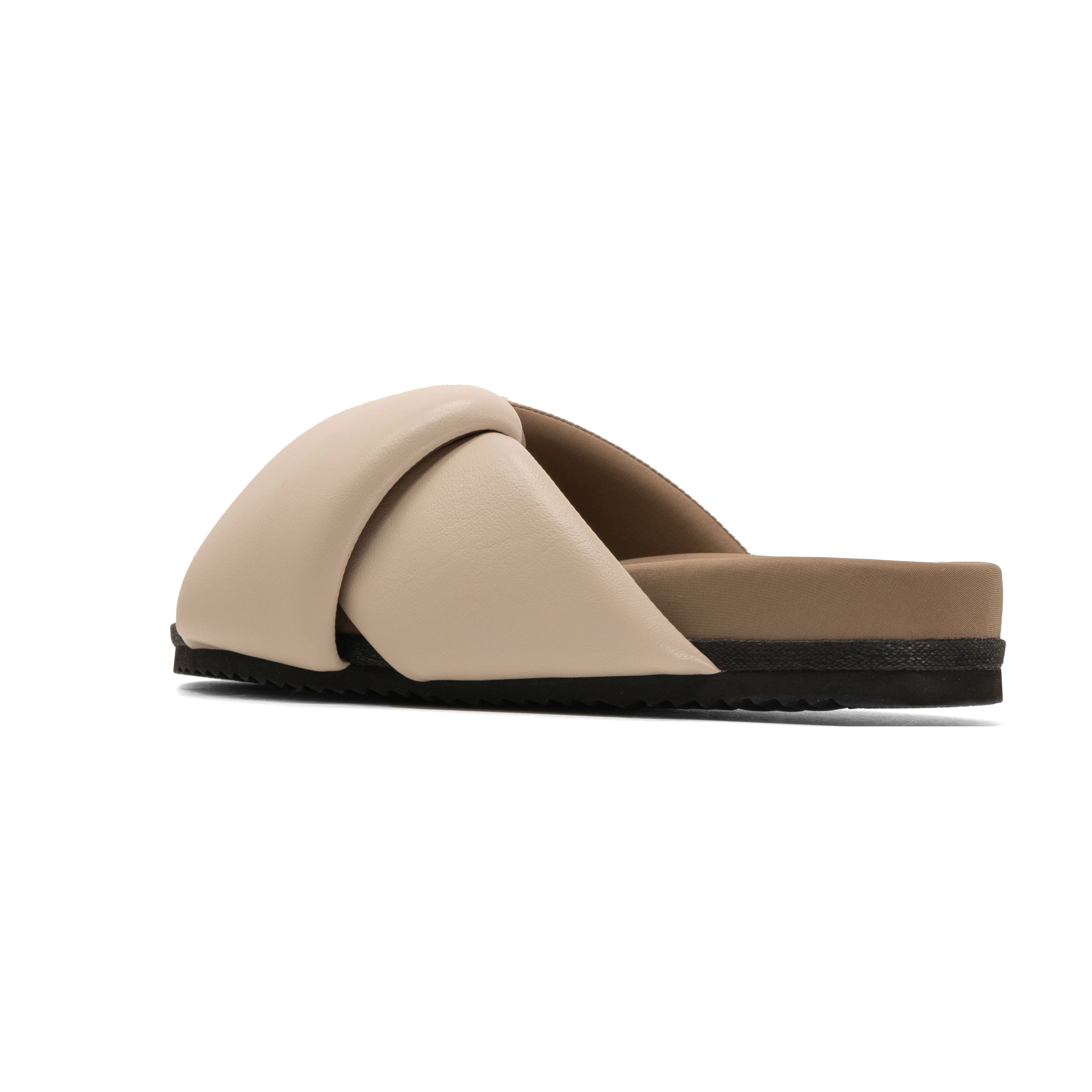ROAM - Foldy Puffy Sandals - Cement Vegan Leather - Image 3