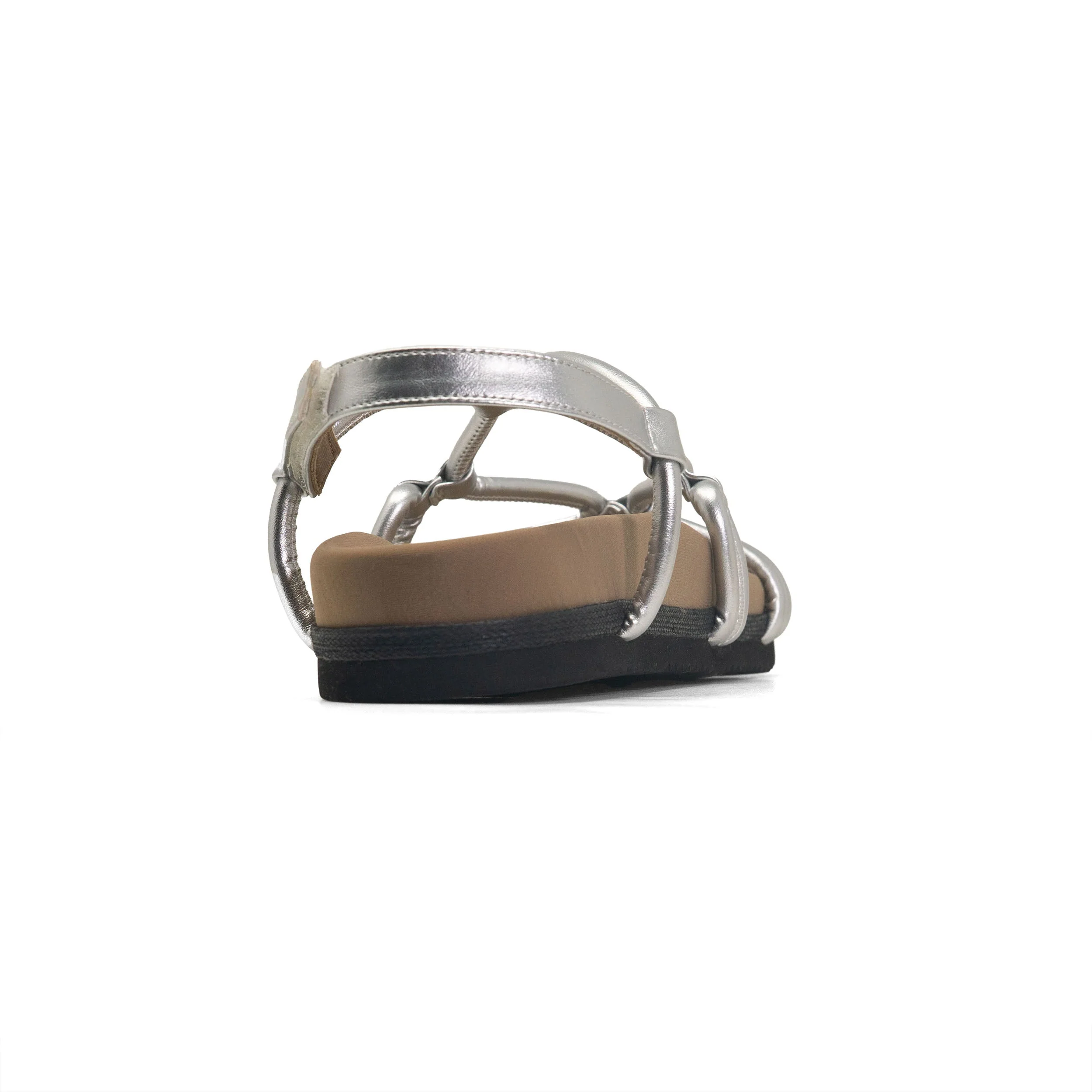 ROAM - Linky Sandals Vegan Leather - Silver - Image 11