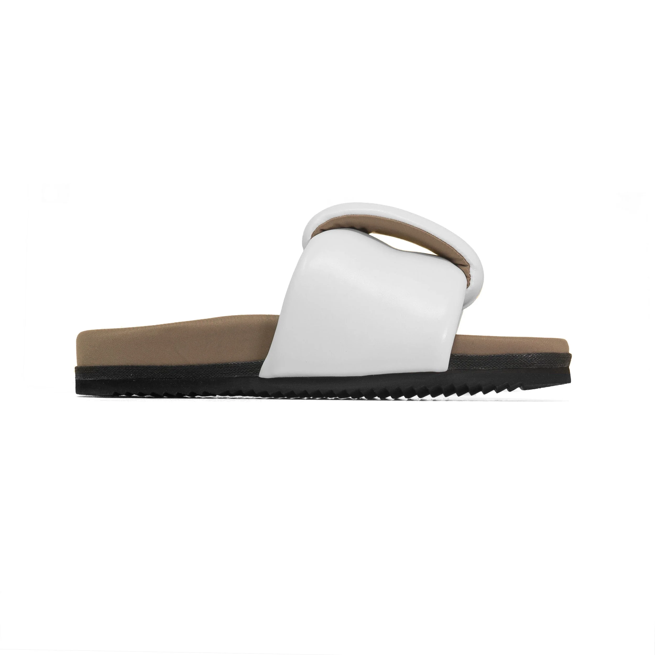 ROAM - Puffed Knotty Sandal Vegan Leather - White - Image 22