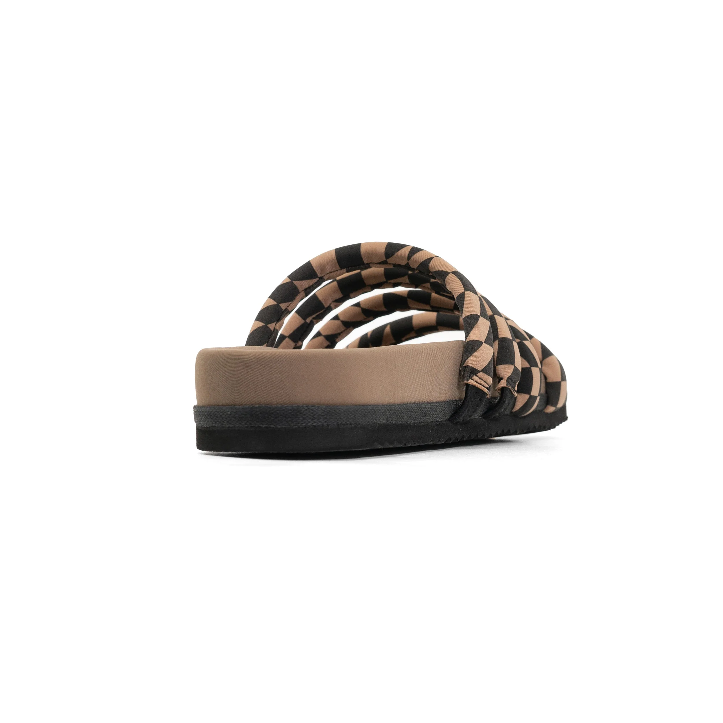 ROAM - Quattro Sandal Wavy Check Neoprene - Black & Beige - Image 12