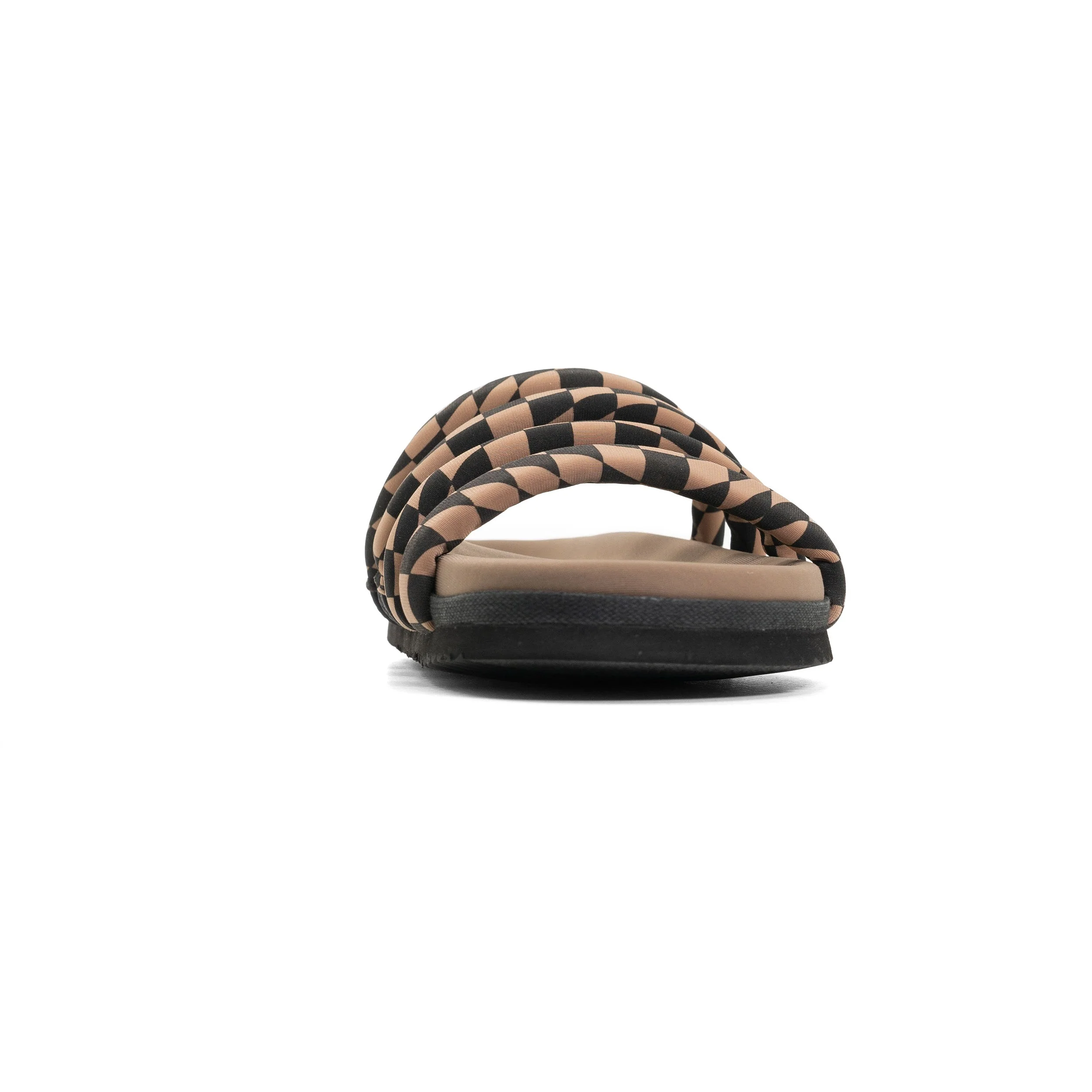 ROAM - Quattro Sandal Wavy Check Neoprene - Black & Beige - Image 23