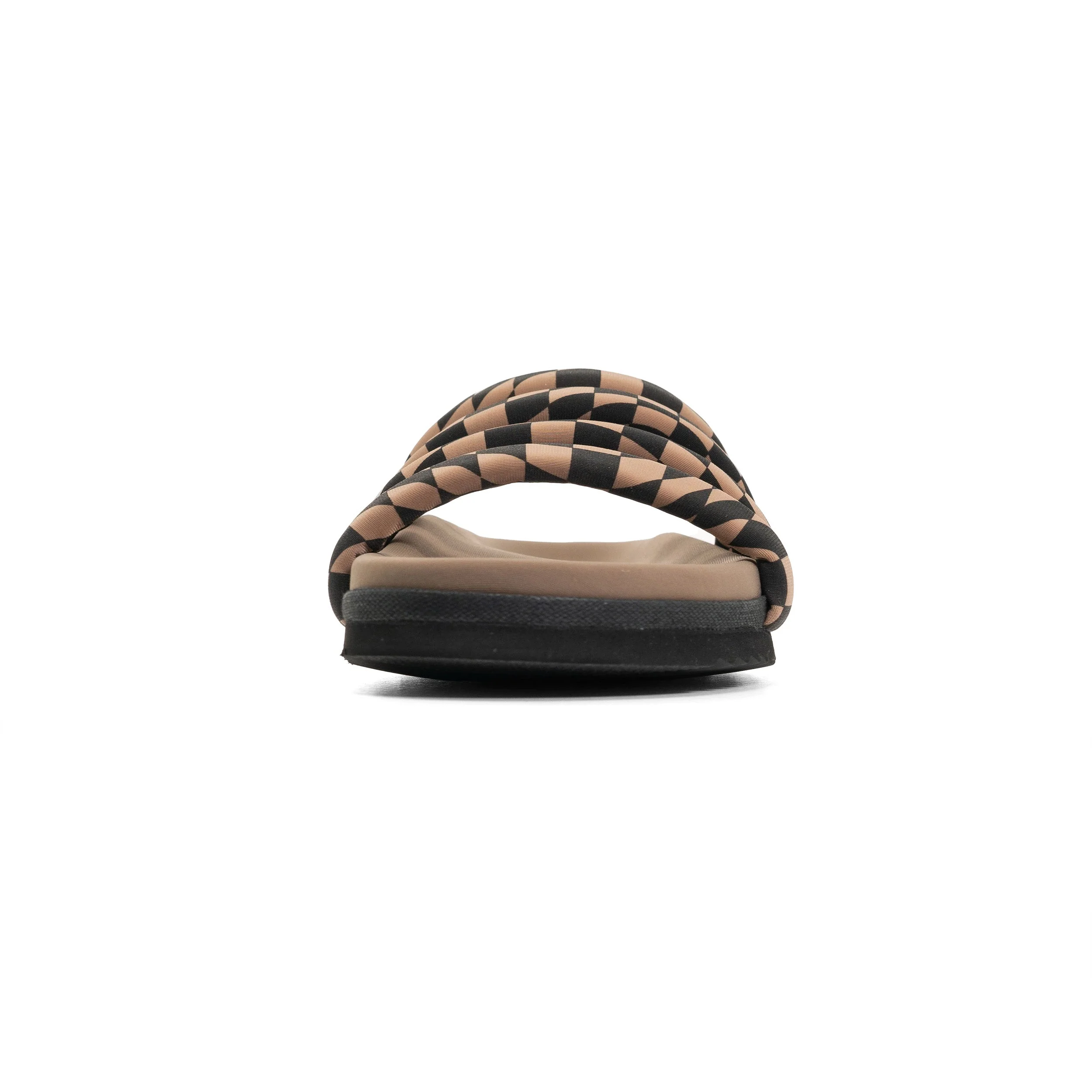 ROAM - Quattro Sandal Wavy Check Neoprene - Black & Beige - Image 24