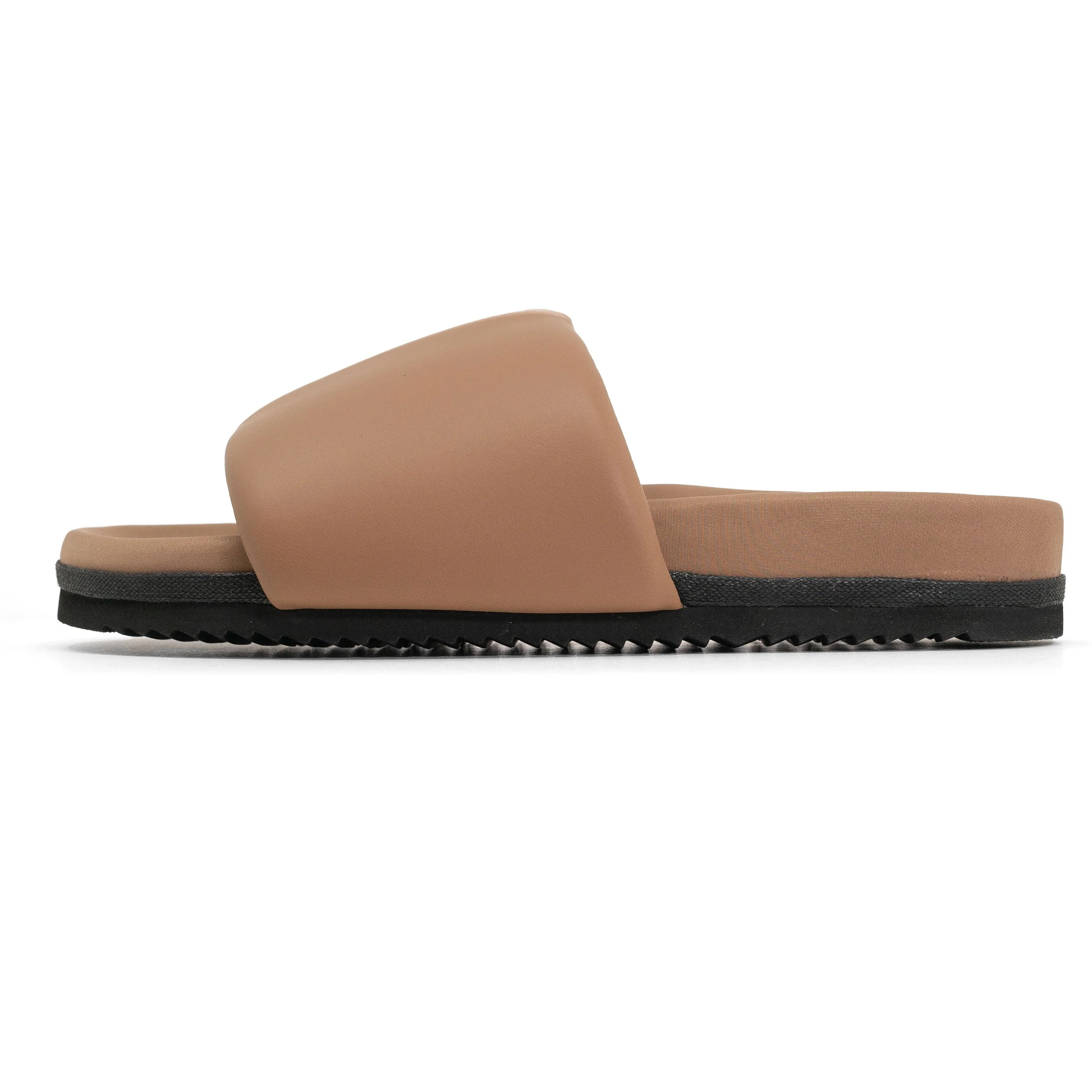 ROAM - Stripe Slider Vegan Leather - Beige & Nude - Image 2