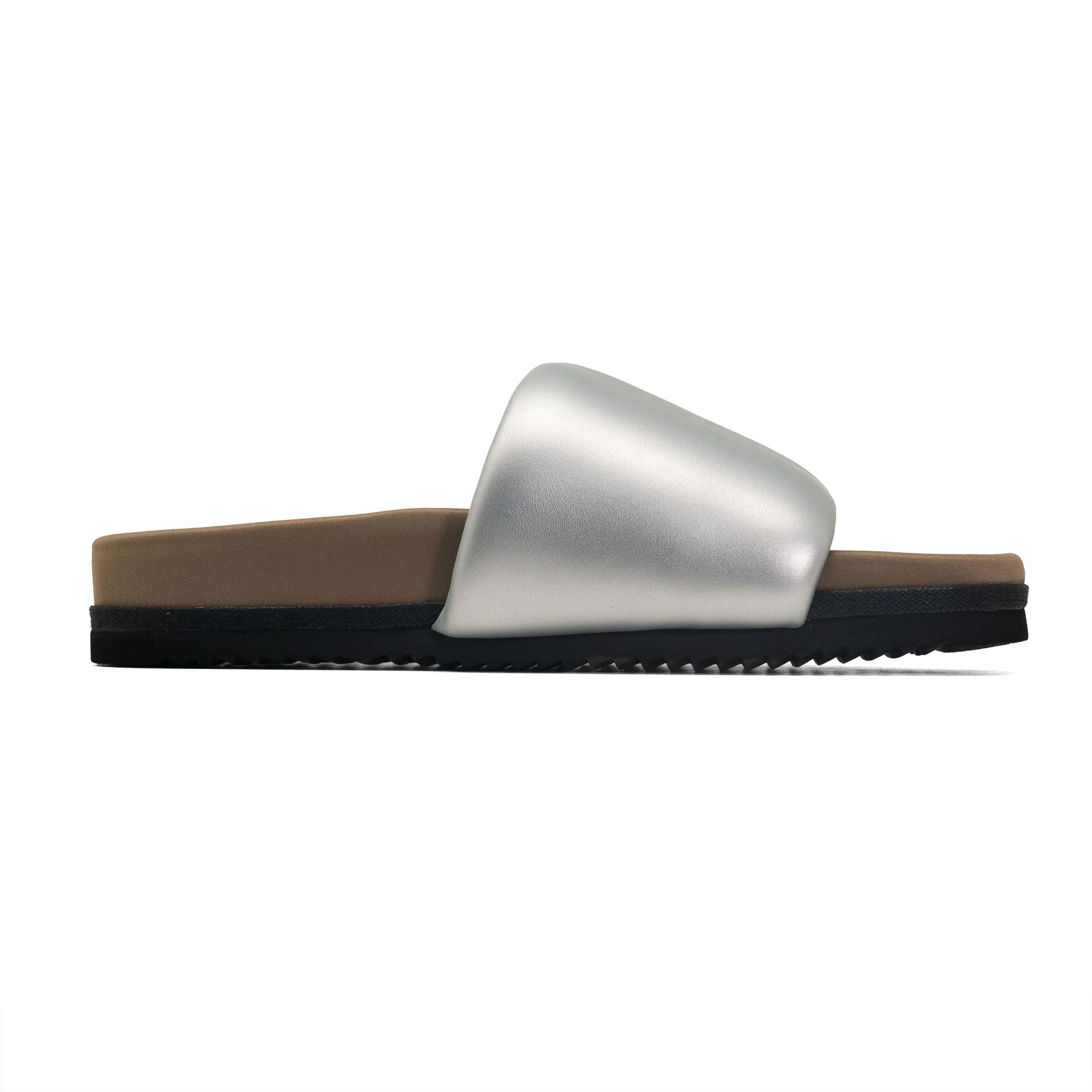 ROAM - Stripe Slider Vegan Leather - Silver & Gold - Image 18