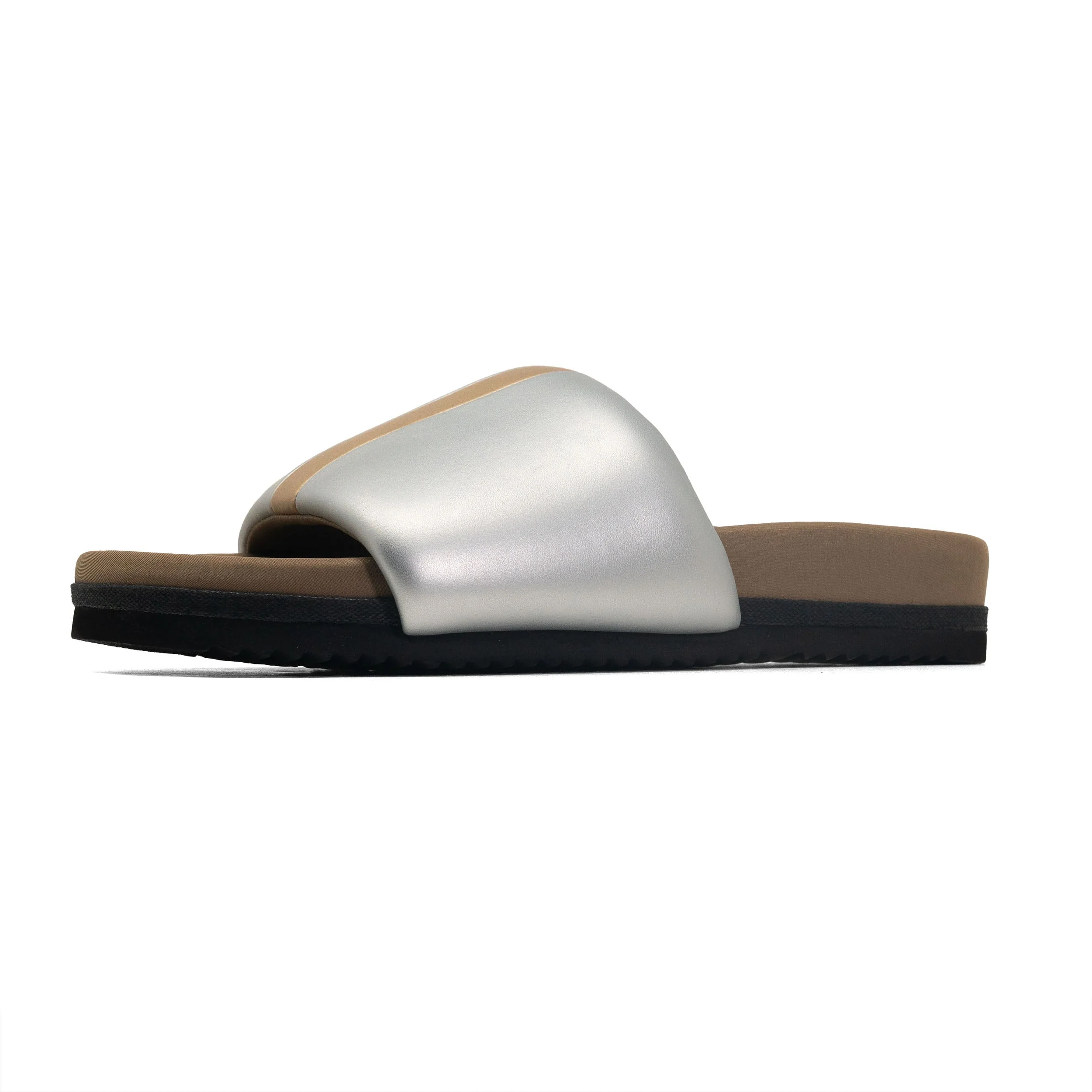 ROAM - Stripe Slider Vegan Leather - Silver & Gold - Image 30