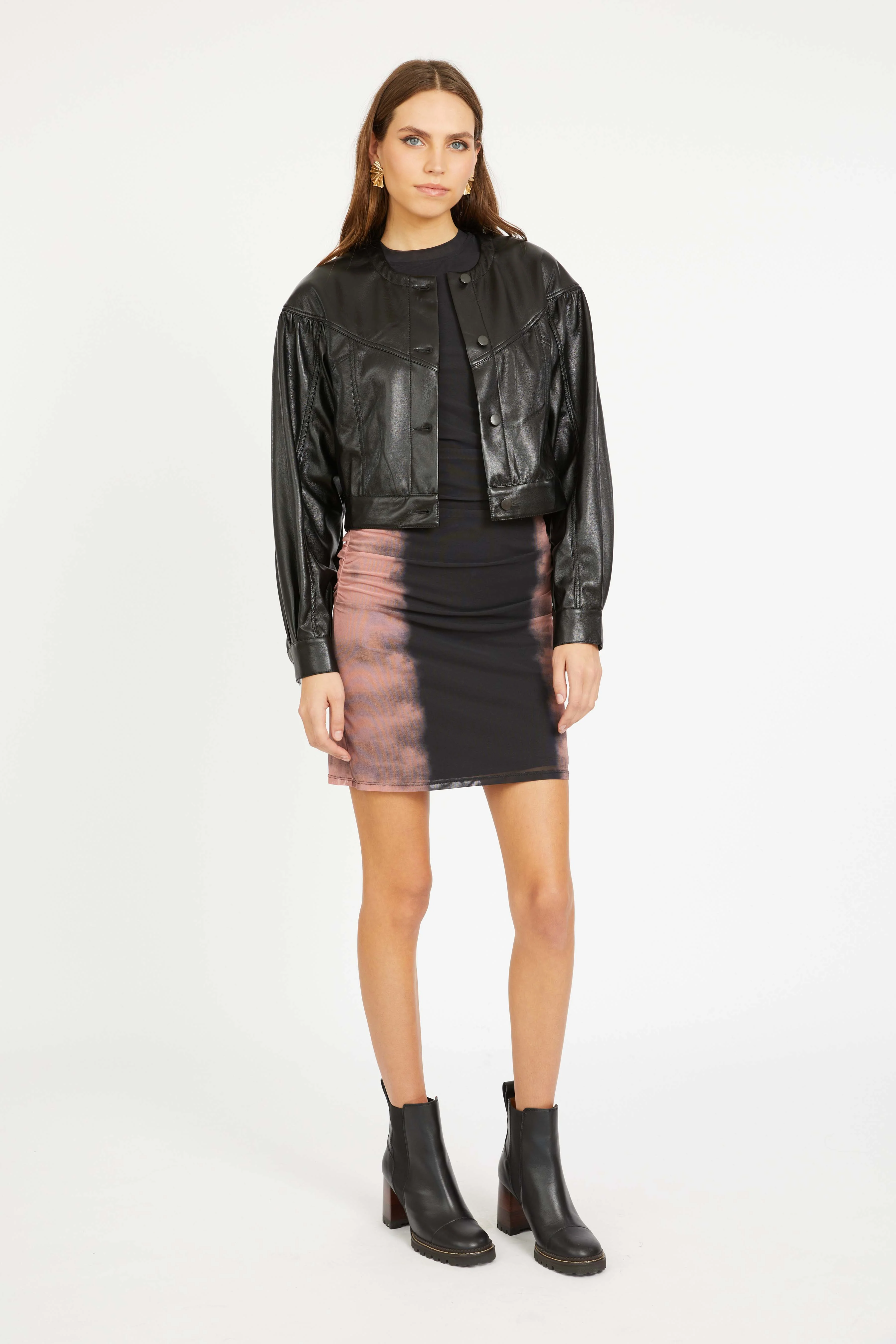 Cabellero - Sabrina Jacket - Black Vegan Leather - Image 7