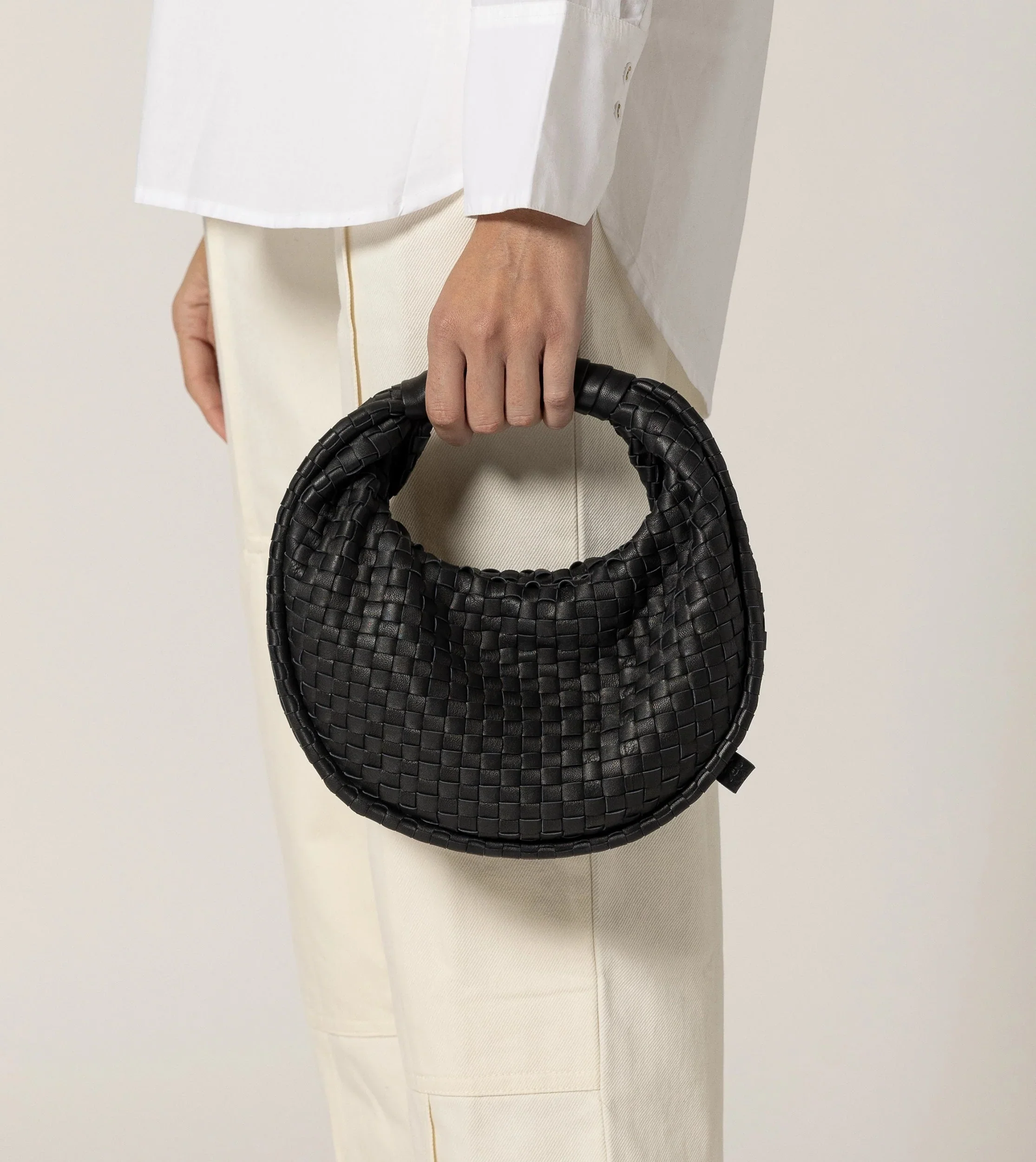 Cleobella - Santiago Mini Hobo Bag - Black