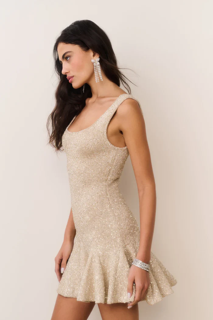 LoveShackFancy - Sarajane Dress - Honey Gold - Image 2