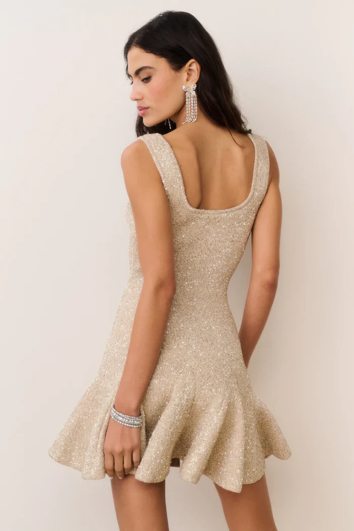 LoveShackFancy - Sarajane Dress - Honey Gold - Image 3