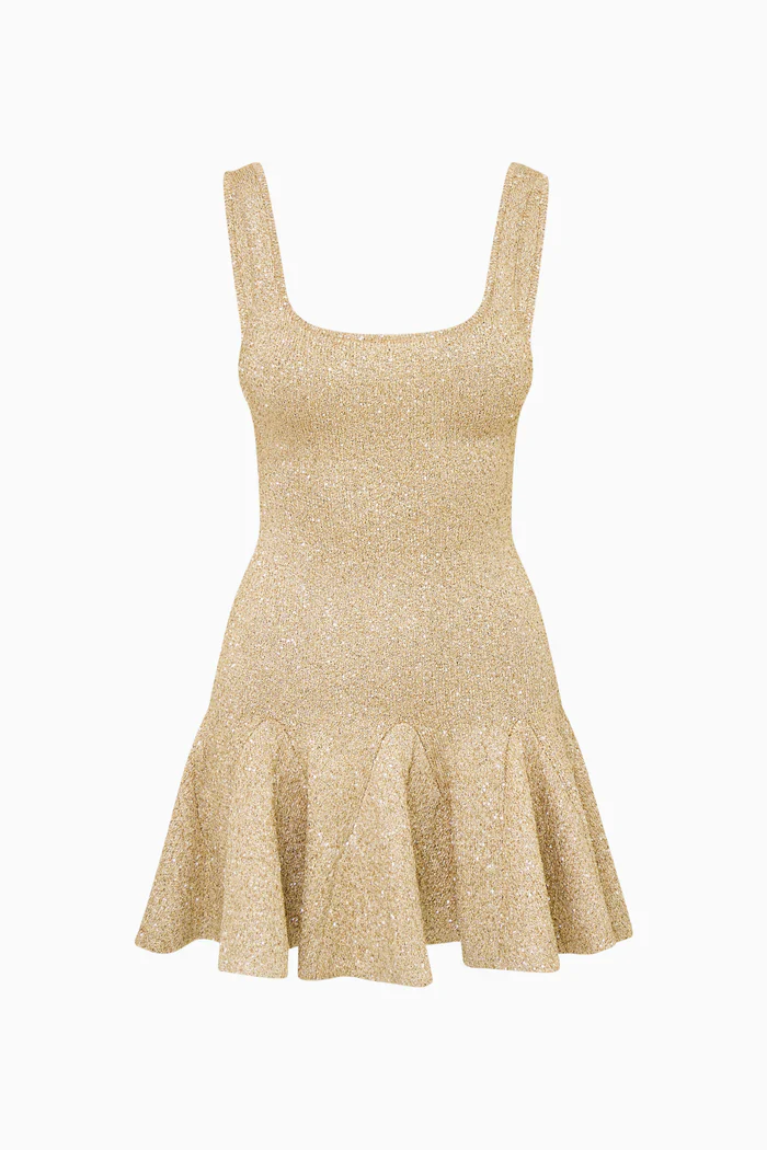 LoveShackFancy - Sarajane Dress - Honey Gold - Image 5