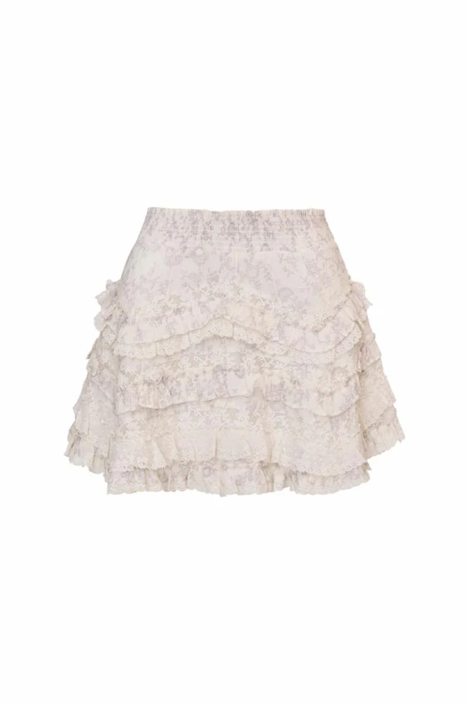 LoveShackFancy - Serevina Skirt - Chantilly - Image 5
