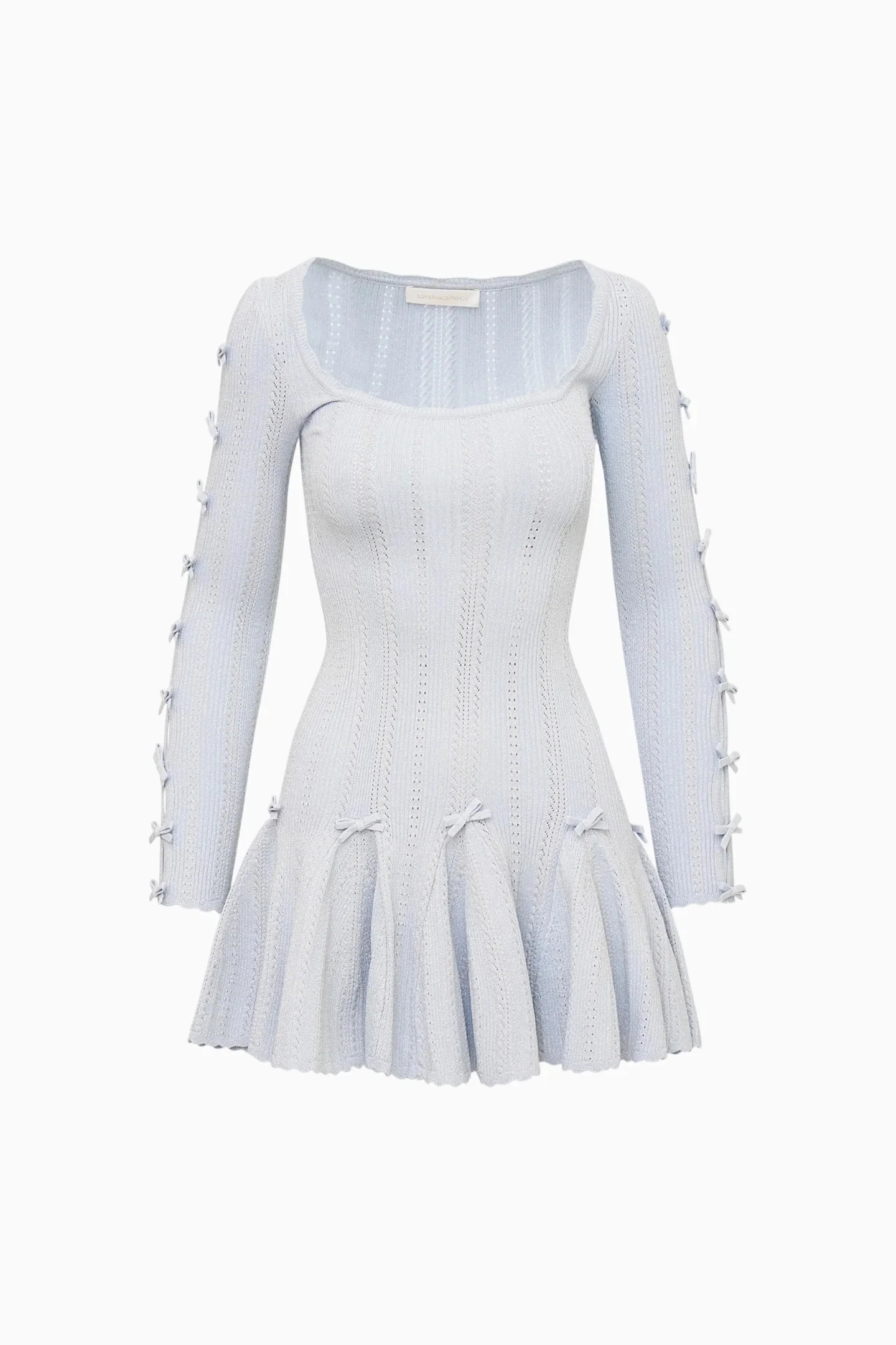 LoveShackFancy - Seychelle Dress - Icicle Blue - Image 4