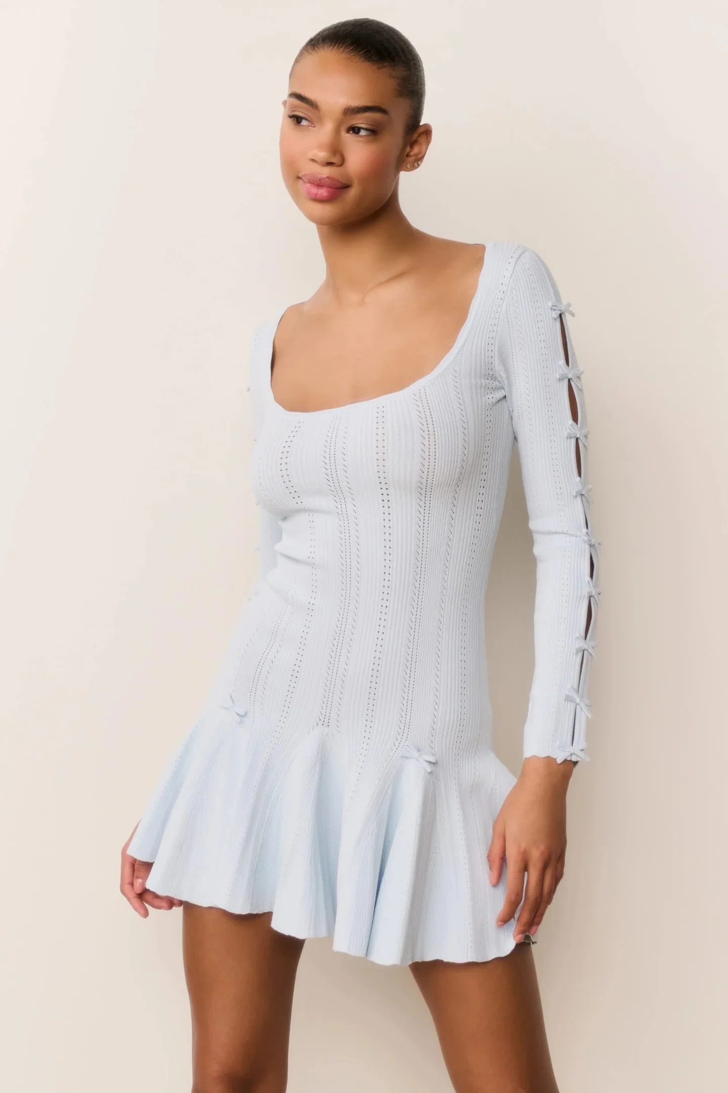 LoveShackFancy - Seychelle Dress - Icicle Blue - Image 5