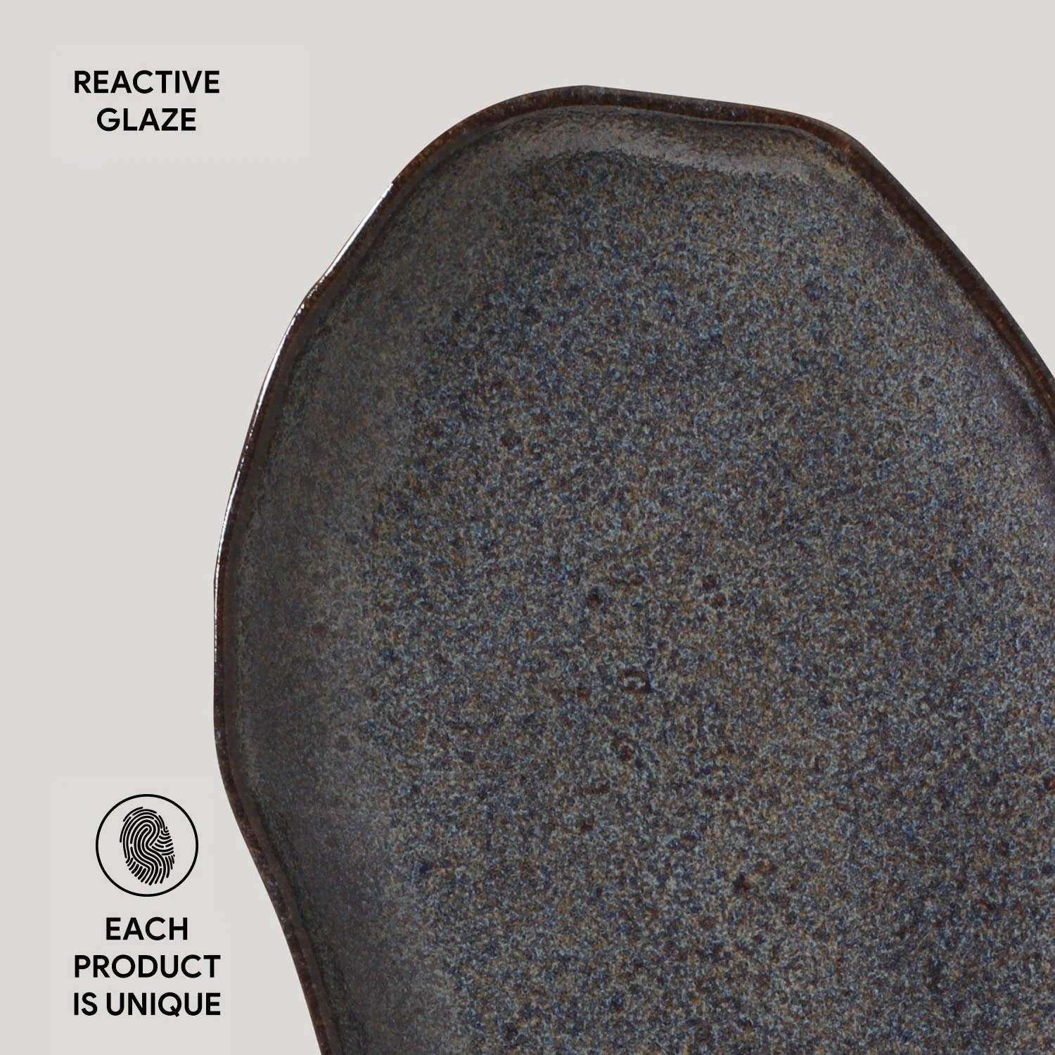 Shallow Bio Oval Platter Medium Set of 4 - Image 45