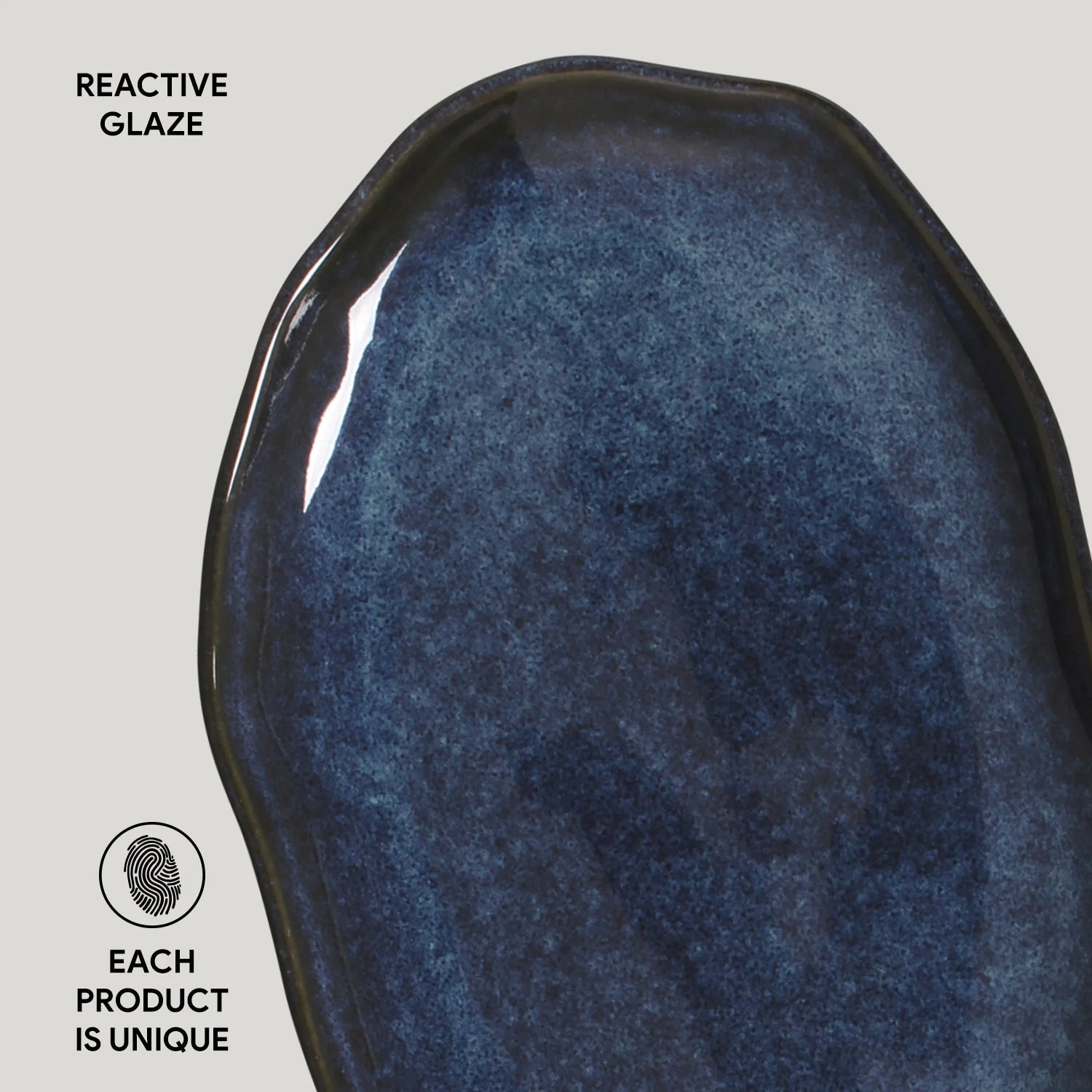 Shallow Bio Oval Platter Medium Set of 4 - Image 68