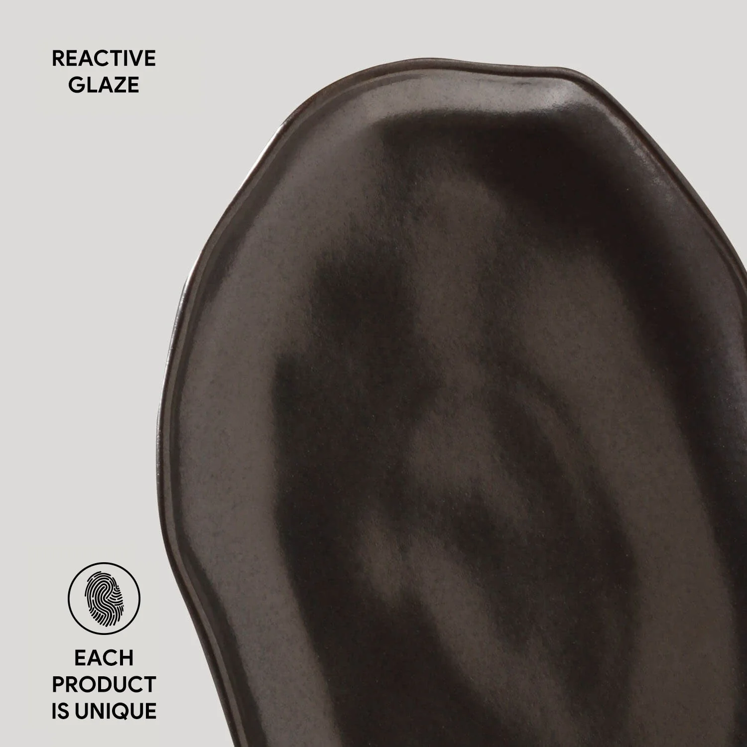 Shallow Bio Oval Platter Medium Set of 4 - Image 7