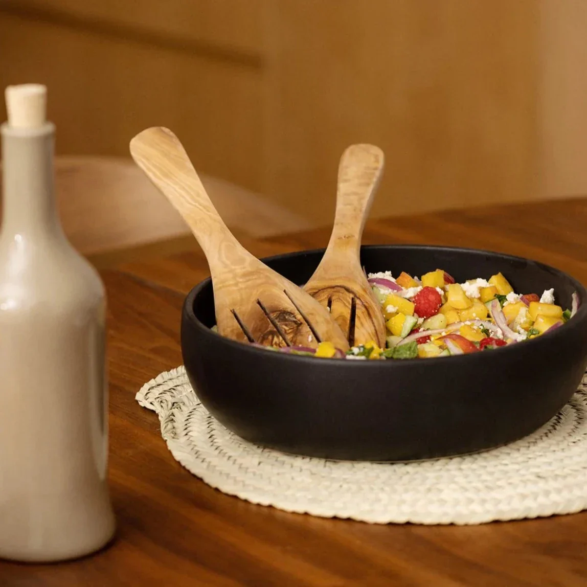 Shallow Stoneware Serving Bowl 60 oz - Image 11