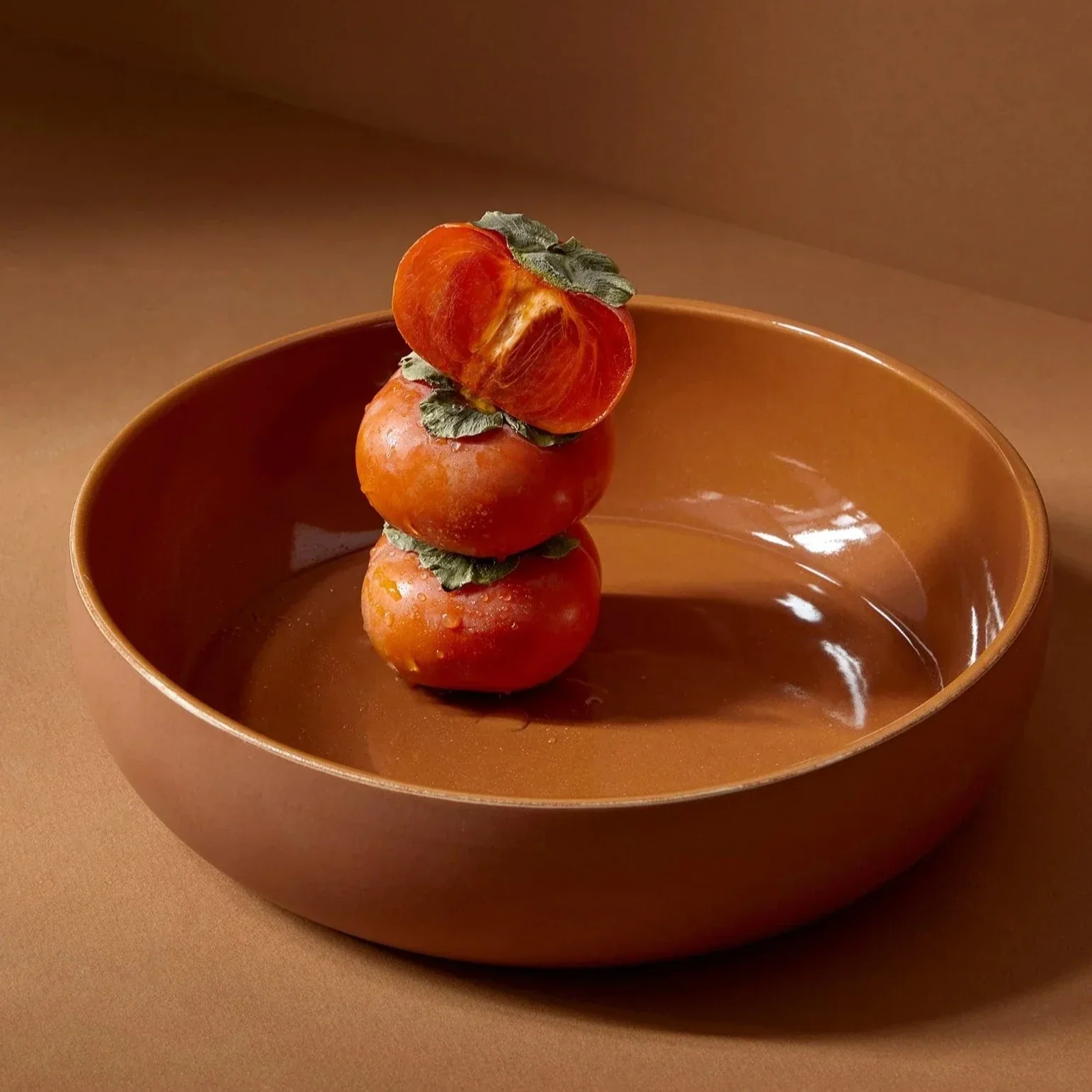 Shallow Stoneware Serving Bowl 60 oz - Image 6