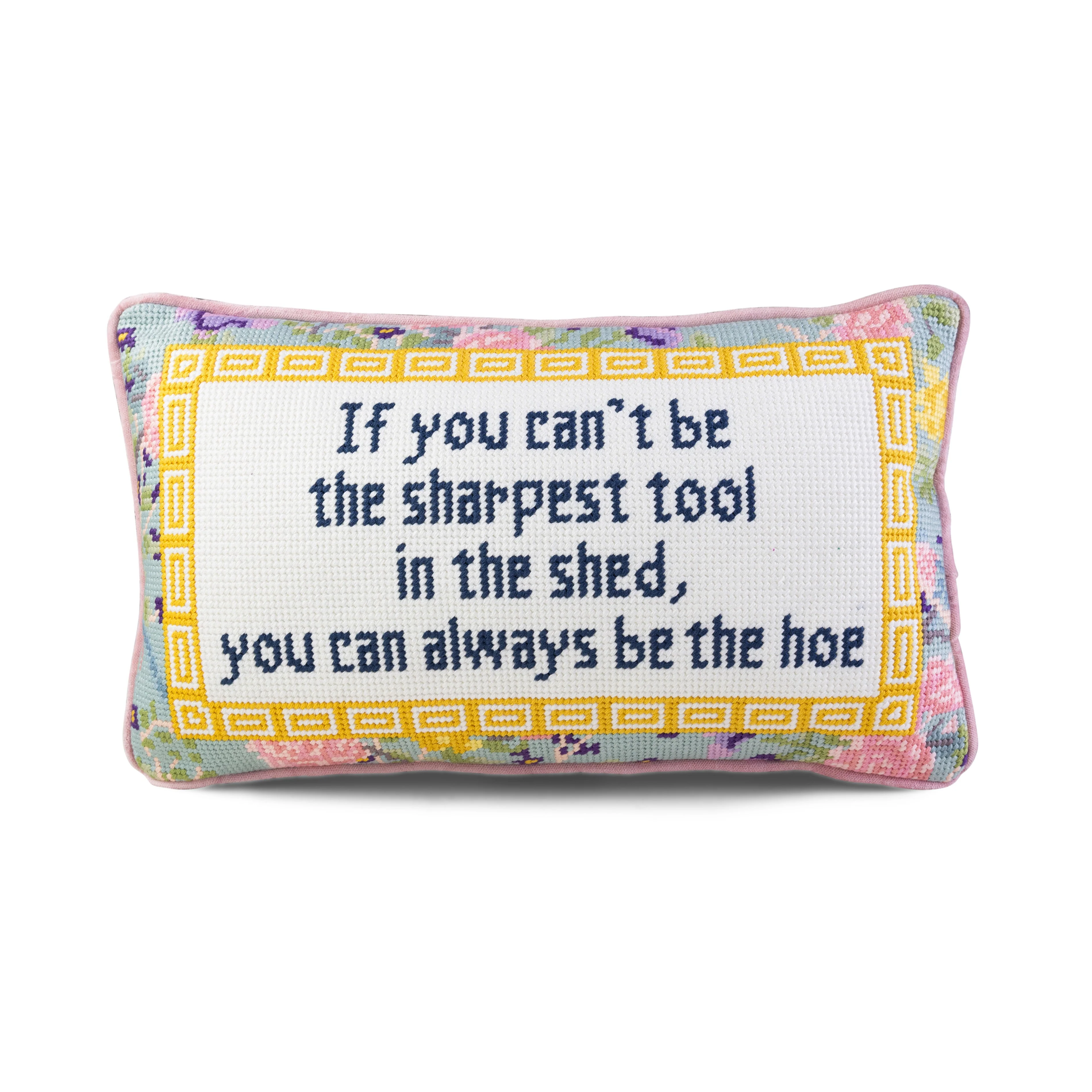 Sharpest Tool Needlepoint Pillow - Image 2
