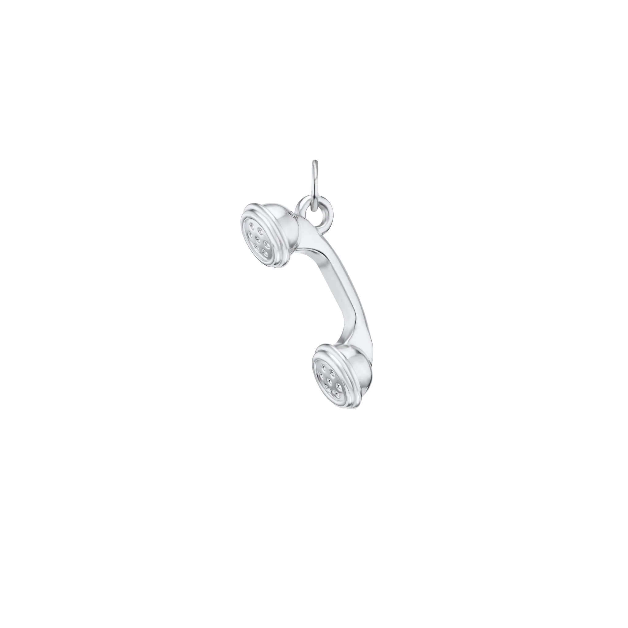 Silver Analog Phone Pendant - Image 2